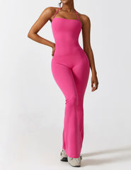 Yeoreo Ausgestellter Träger Jumpsuit/Overall Rose