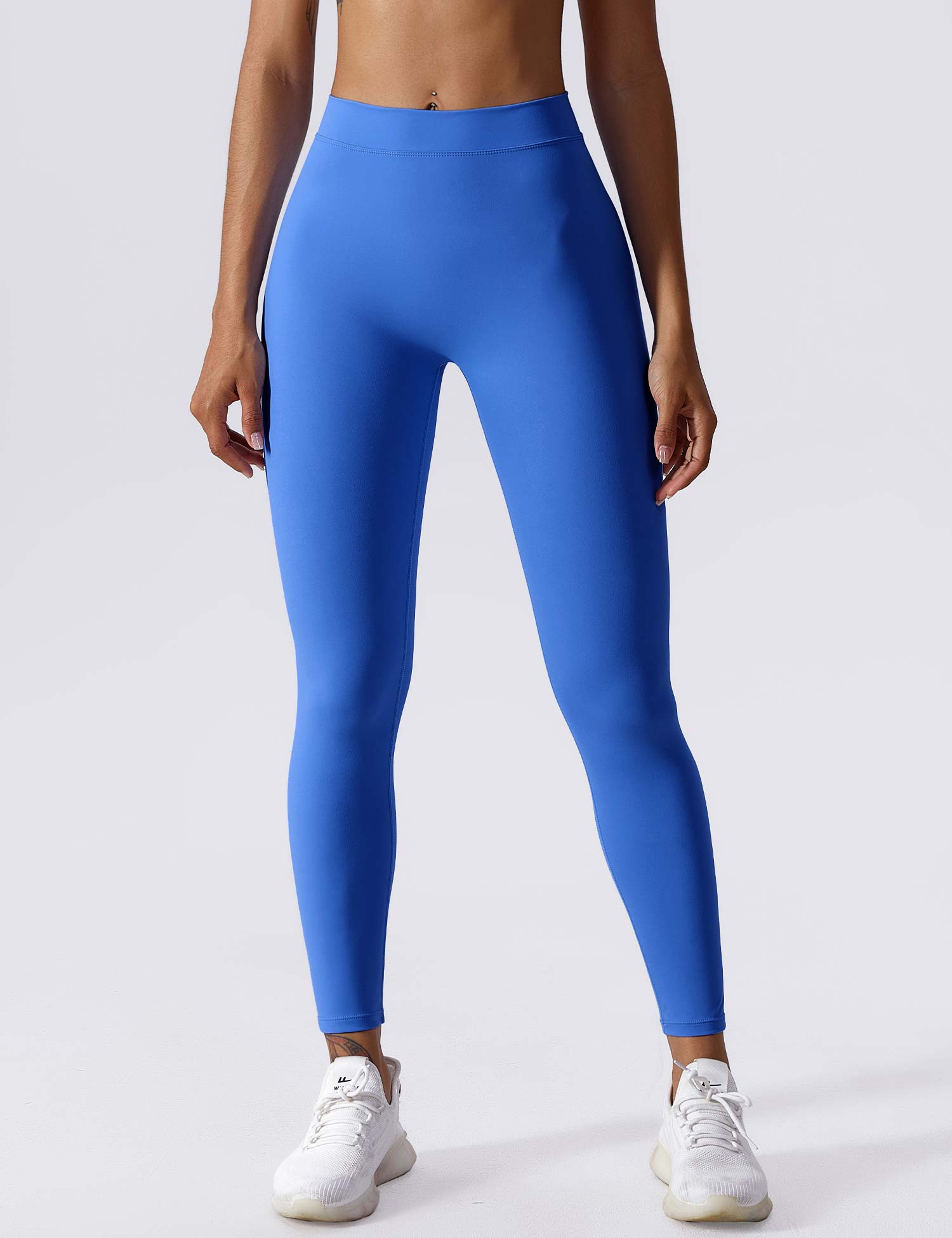 Yeoreo V-Rücken Scrunch Leggings Aquamarin