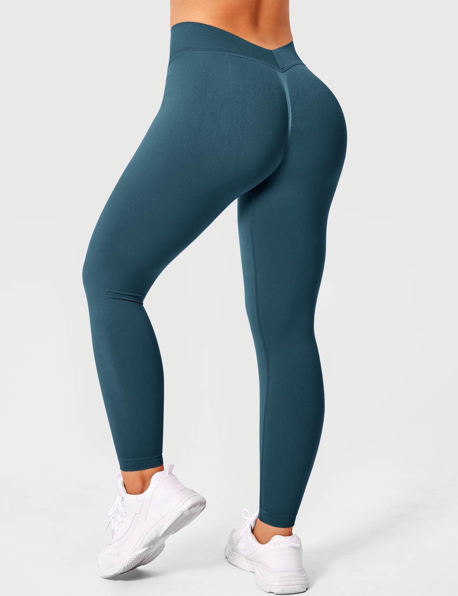 Yeoreo V-Rücken Alexi Leggings Blau Grün