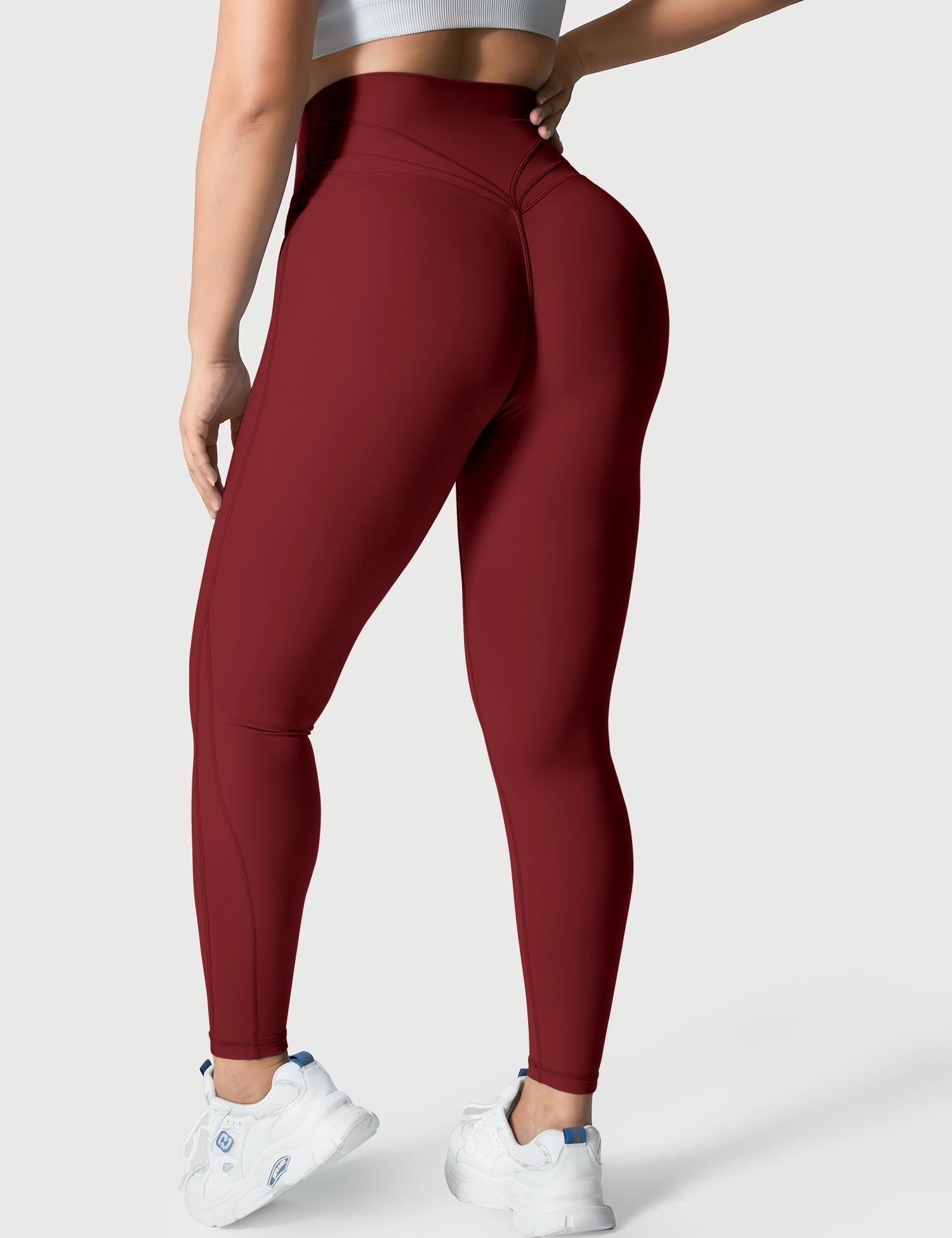 Yeoreo Grace Leggings Weinrot