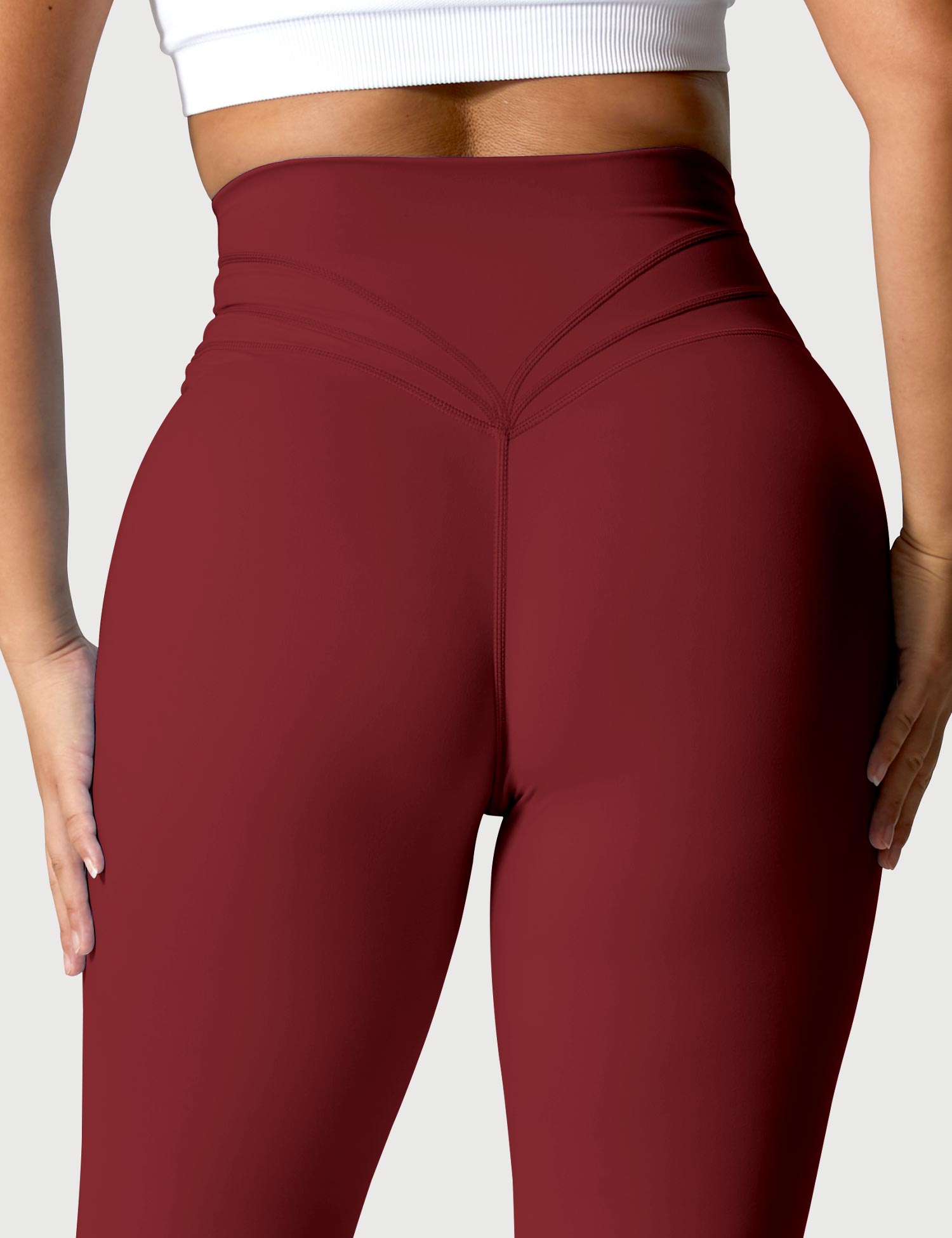 Yeoreo Grace Leggings Weinrot