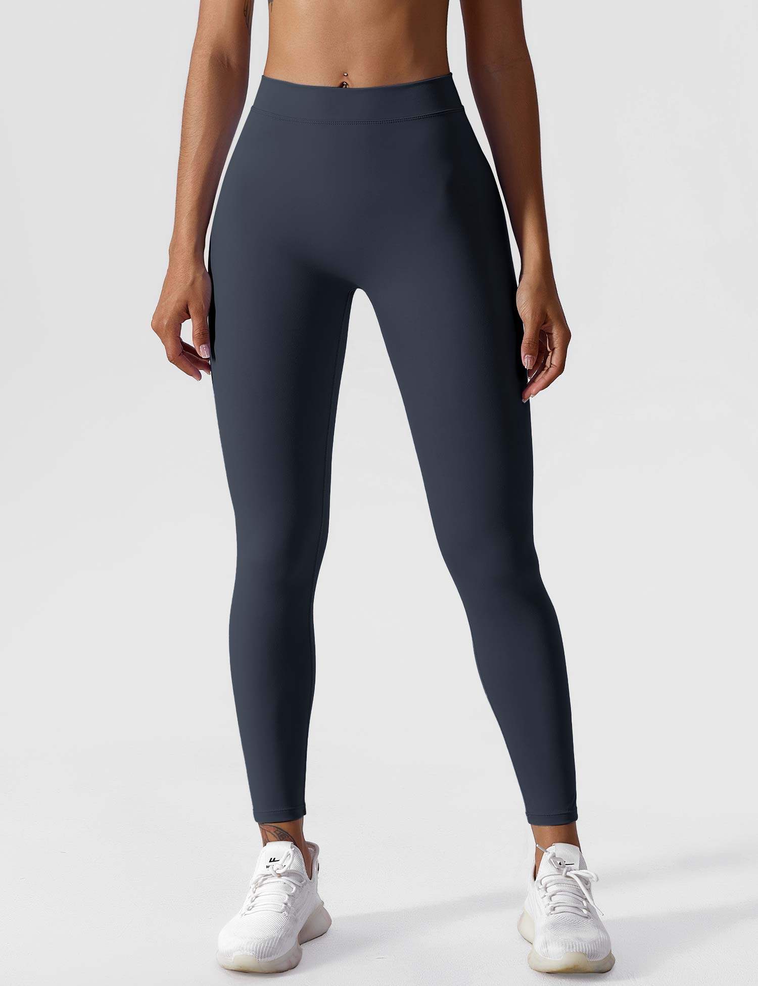 Yeoreo V-Rücken Scrunch Leggings Düster