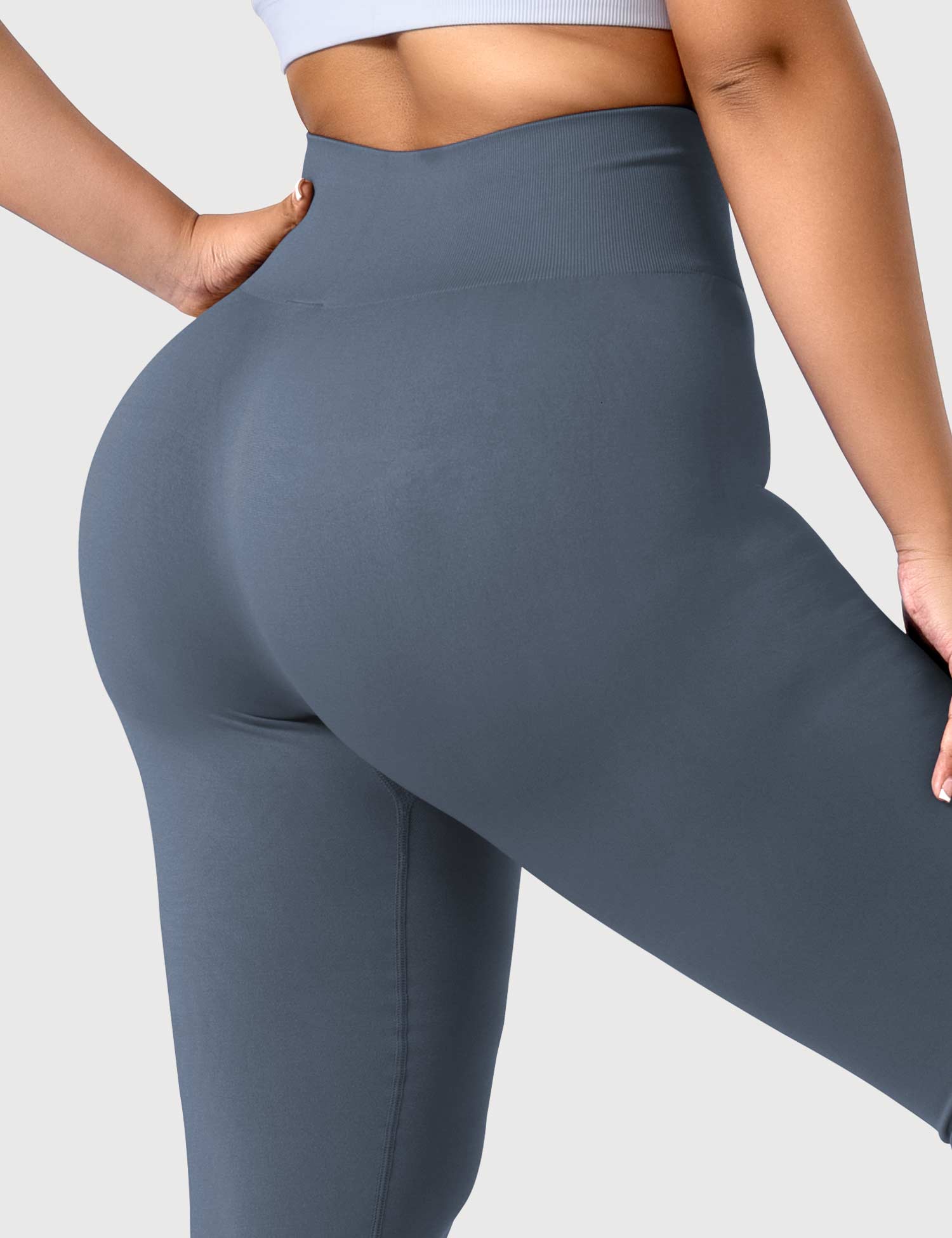 Yeoreo Solide Leggings Dunkelblau