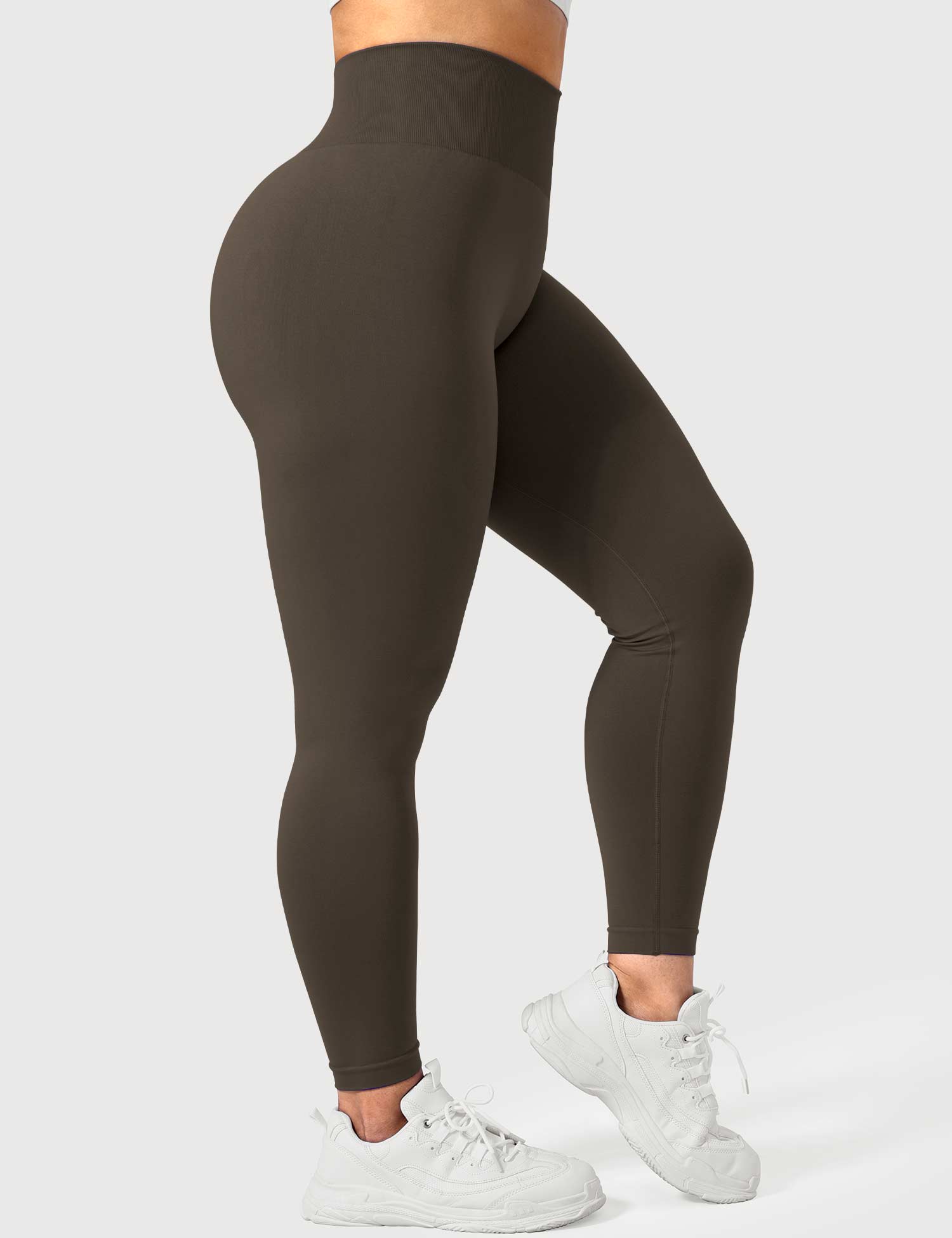 Yeoreo Solide Leggings Braun