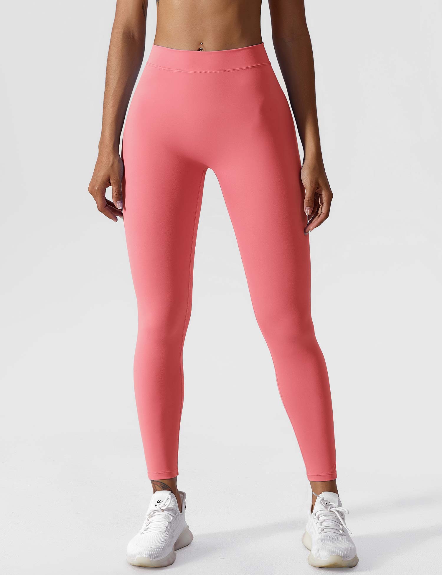 Yeoreo V-Rücken Scrunch Leggings Rosa