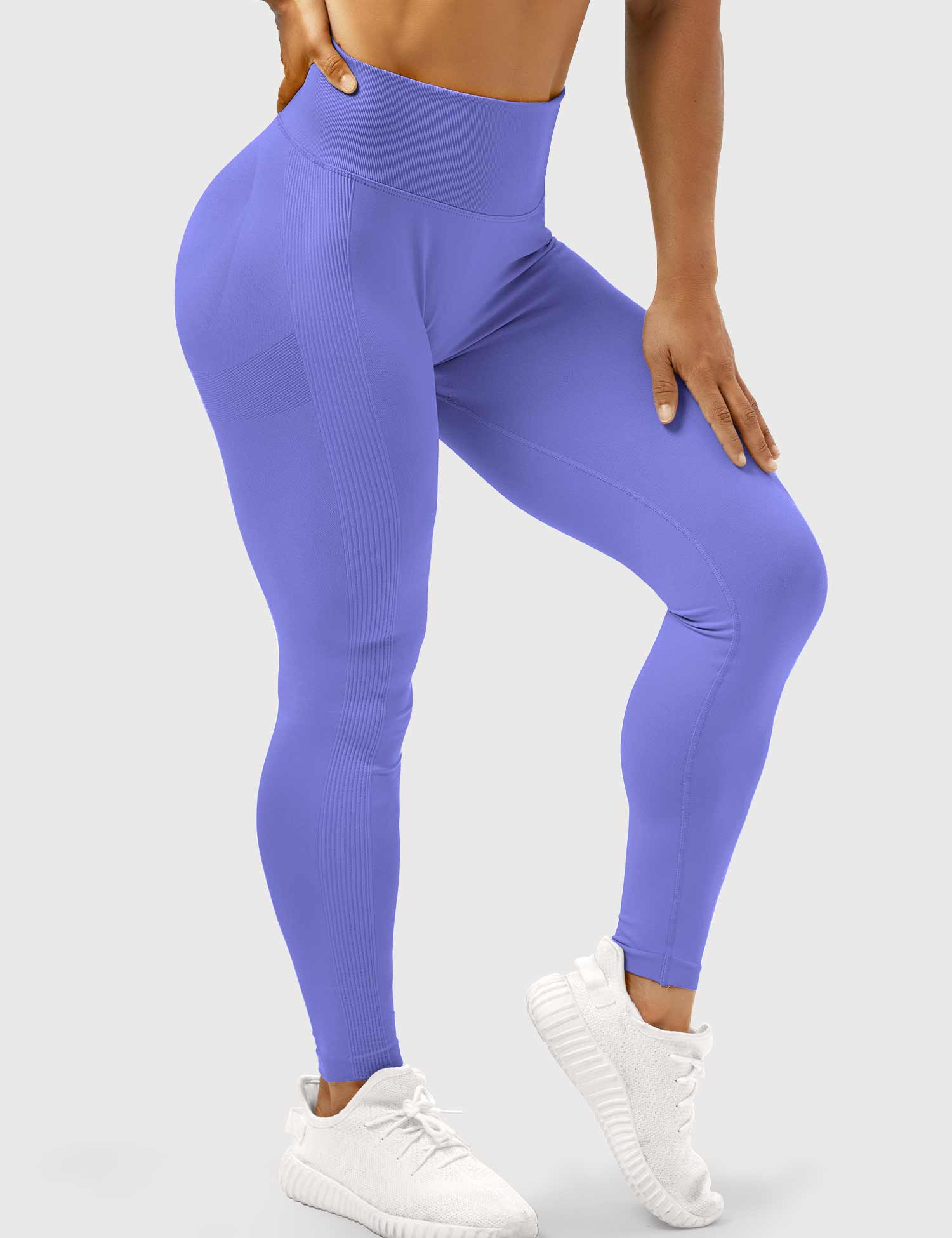 Yeoreo Solide Profi-Leggings Lila