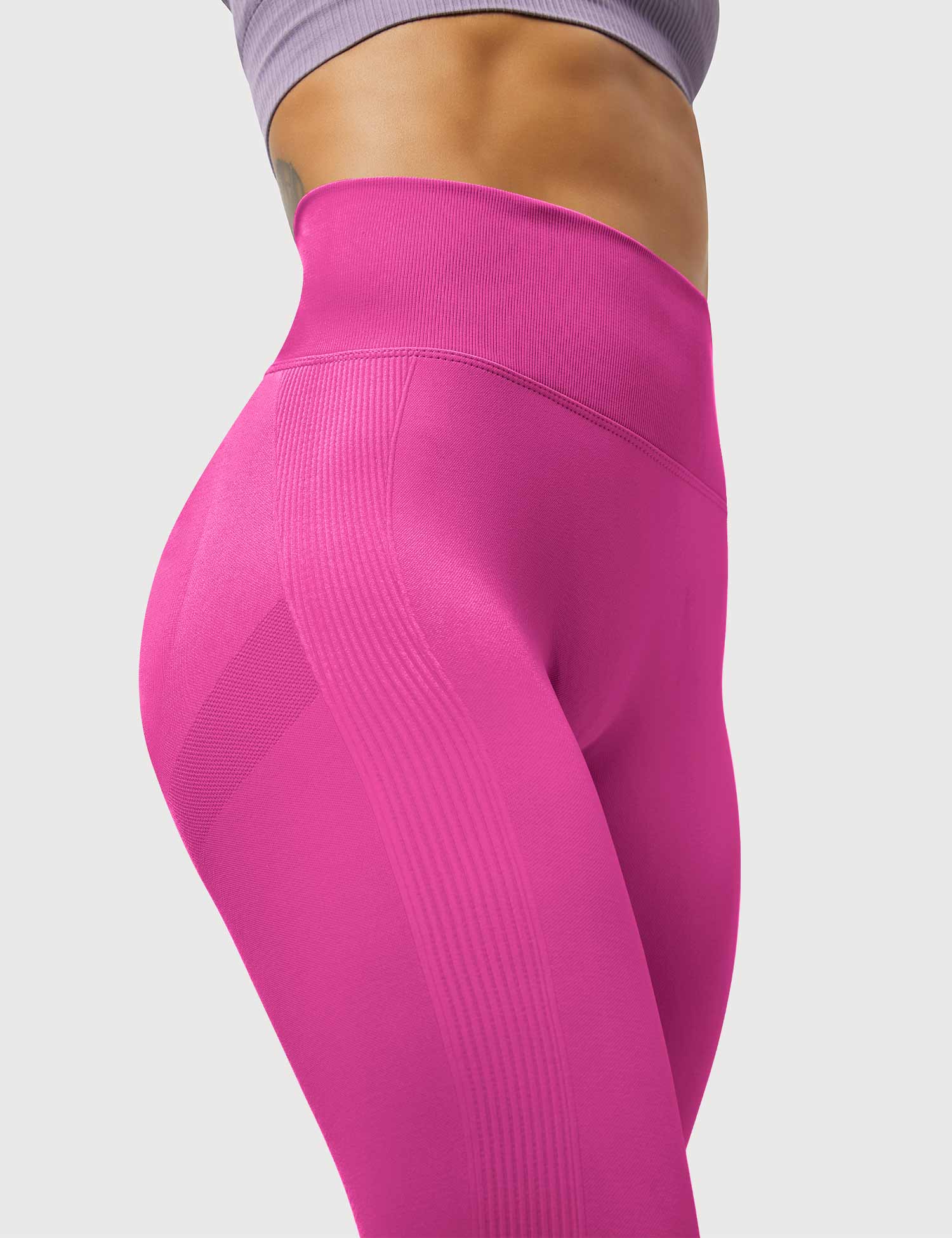 Yeoreo Solide Profi-Leggings Rose