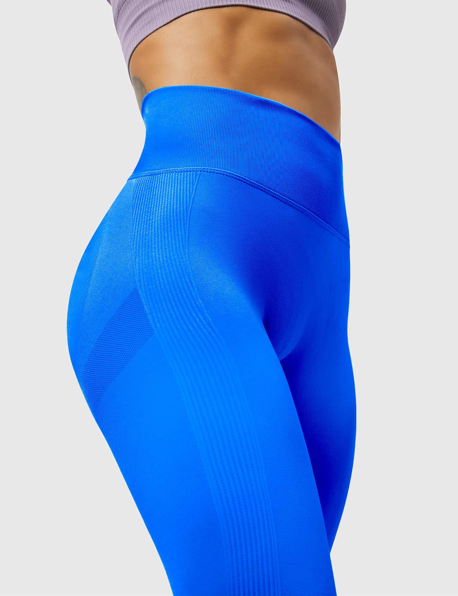 Yeoreo Solide Profi-Leggings Blau