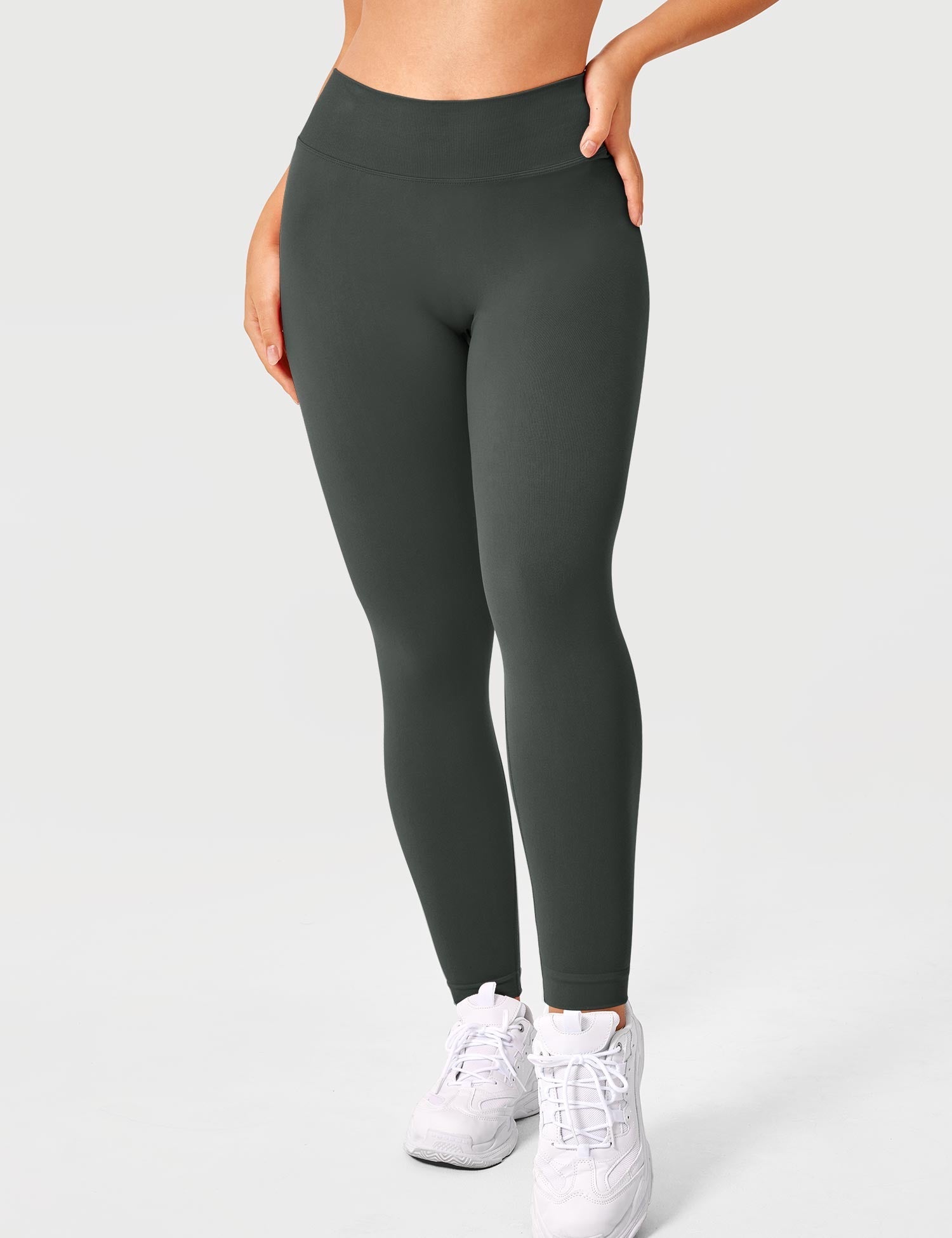 Yeoreo V-Rücken Alexi Leggings Rauchgrau