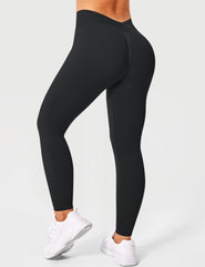 Yeoreo V-Rücken Alexi Leggings Schwarz