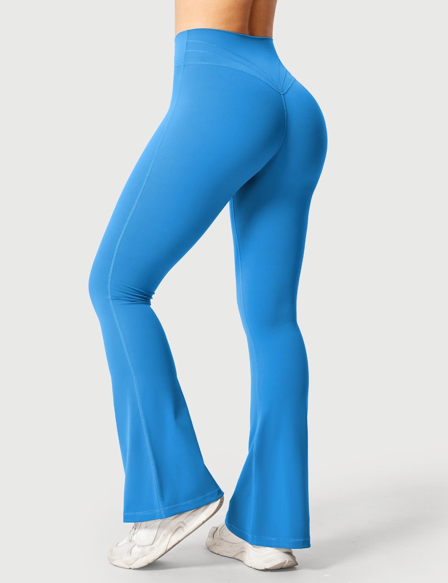 Yeoreo Lynnie Schlaghose Flared Leggings Blau