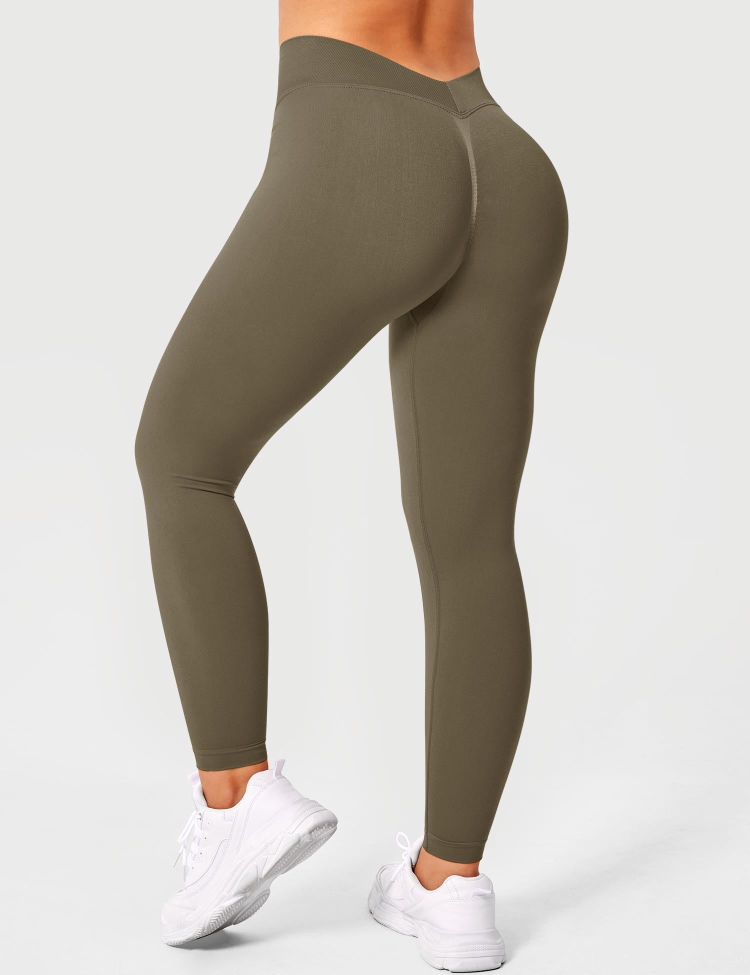 Yeoreo V-Rücken Alexi Leggings Kaffee