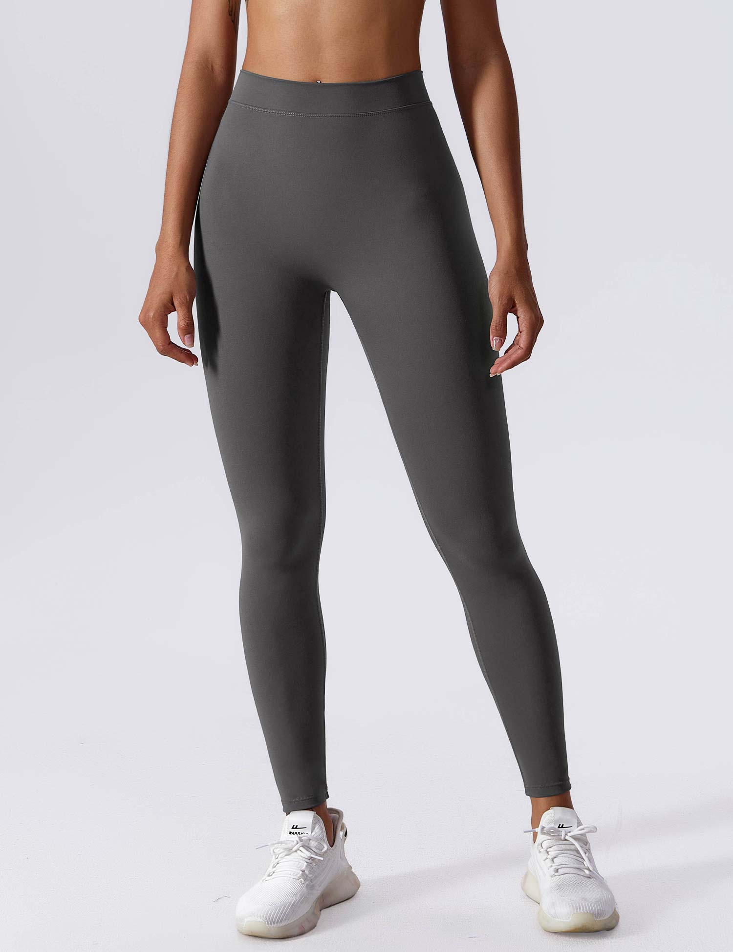 Yeoreo V-Rücken Scrunch Leggings Grau