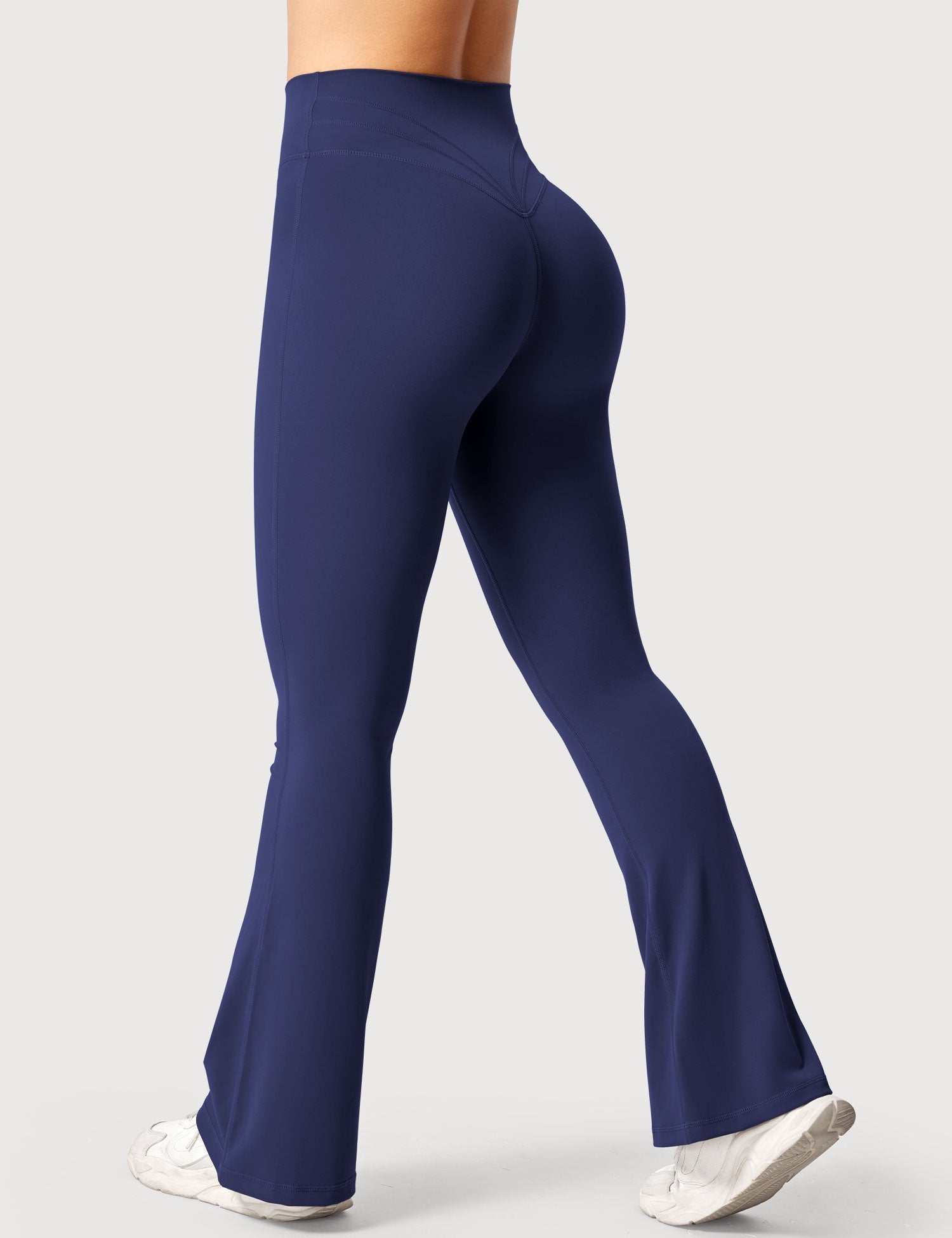 Yeoreo Lynnie Schlaghose Flared Leggings Marineblau