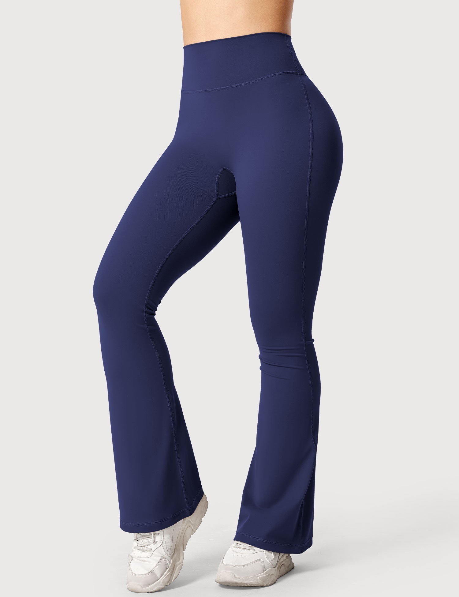 Yeoreo Lynnie Schlaghose Flared Leggings Marineblau