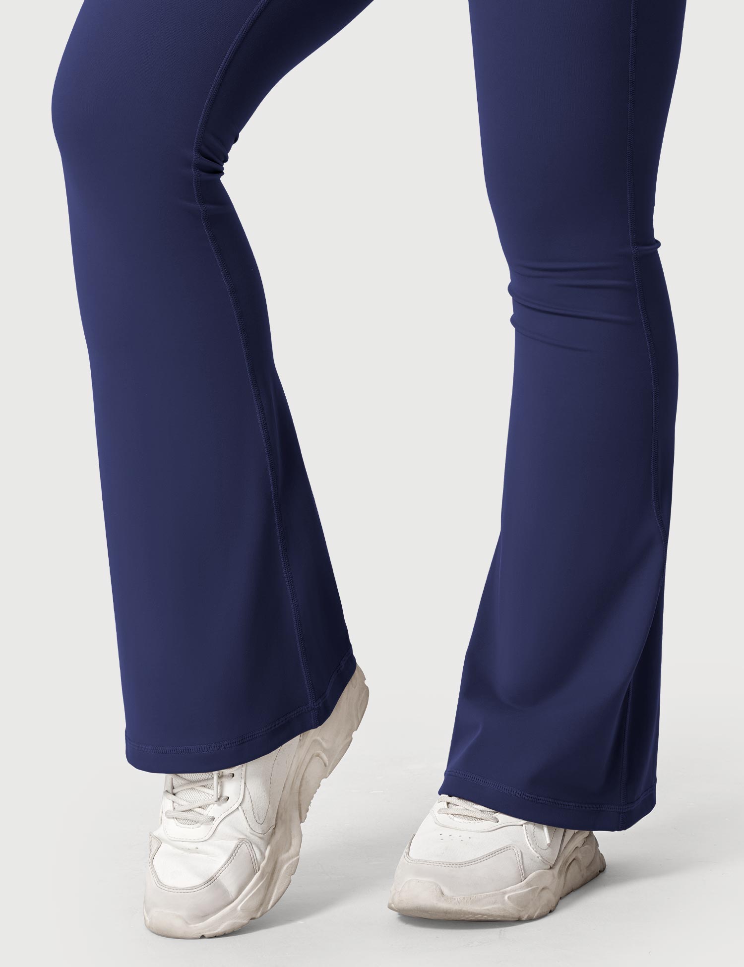 Yeoreo Lynnie Schlaghose Flared Leggings Marineblau