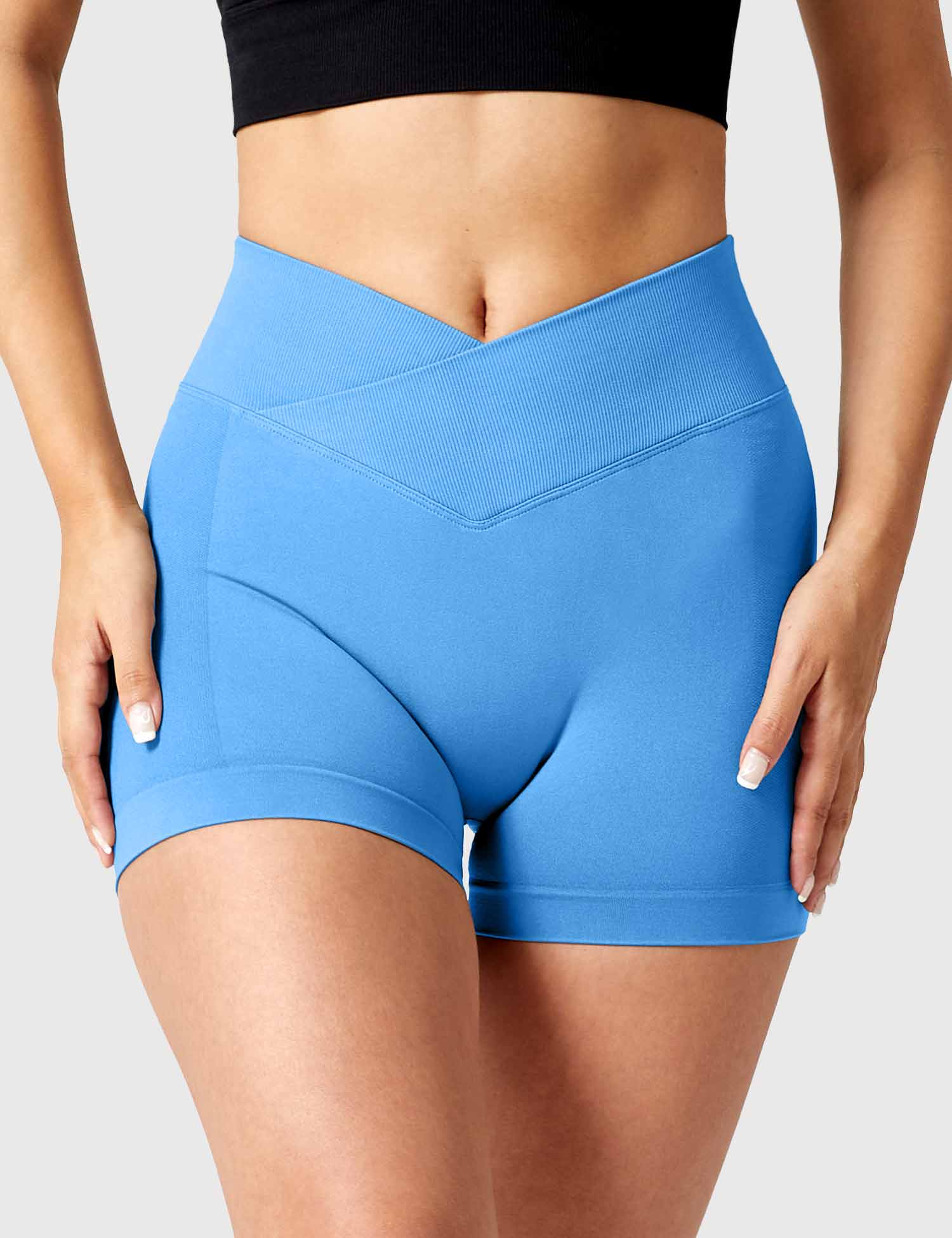 Yeoreo 3.6" Amplify V-Träger Shorts Hellblau