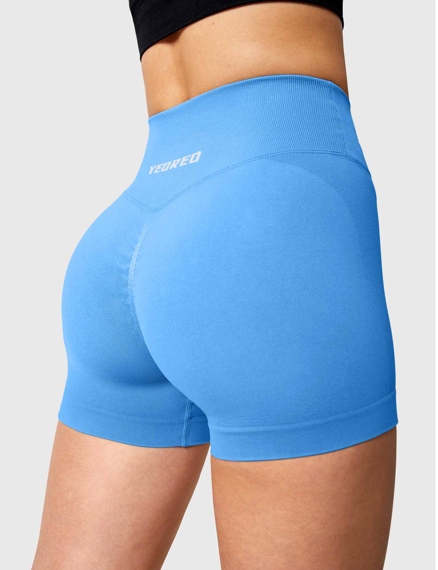 Yeoreo 3.6" Amplify V-Träger Shorts Hellblau