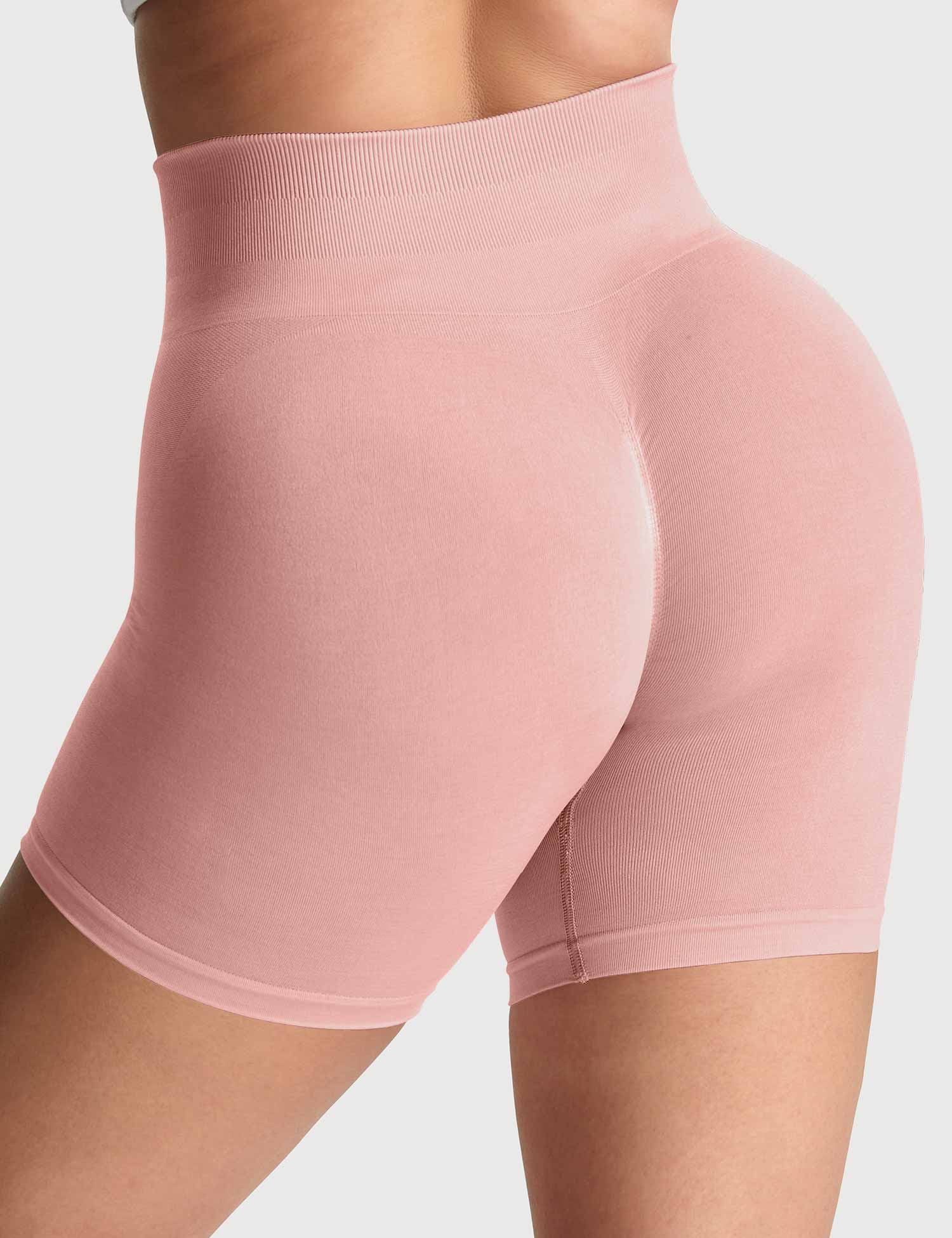 Yeoreo Light Color Elastische Nahtlose Shorts Verträumtes Rosa