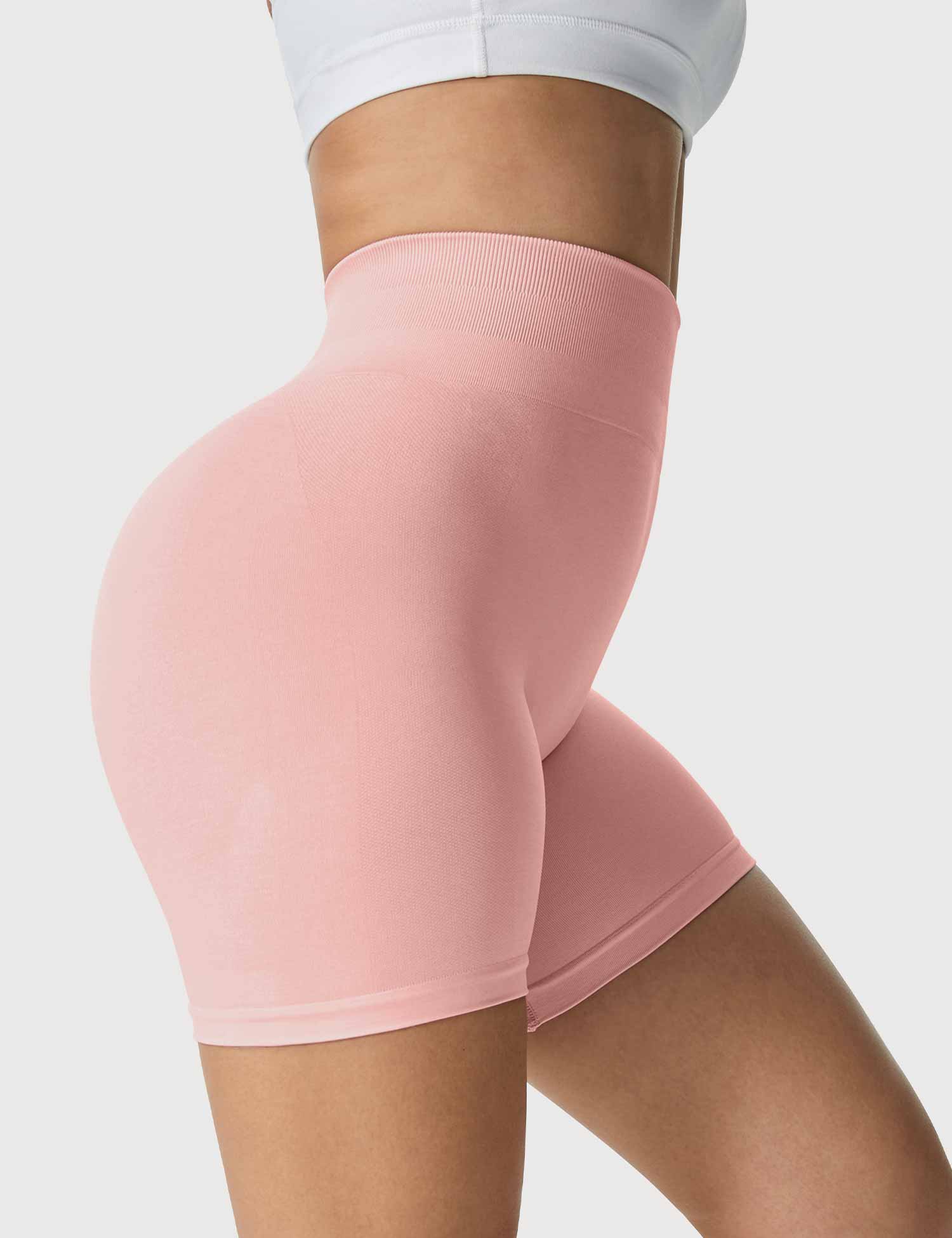 Yeoreo Light Color Elastische Nahtlose Shorts Verträumtes Rosa