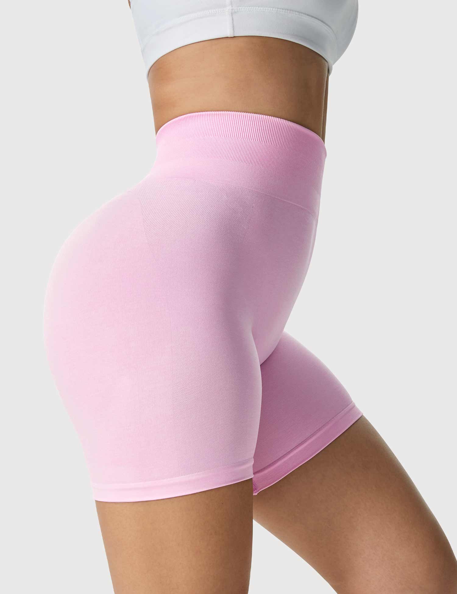 Yeoreo Light Color Elastische Nahtlose Shorts Blüte