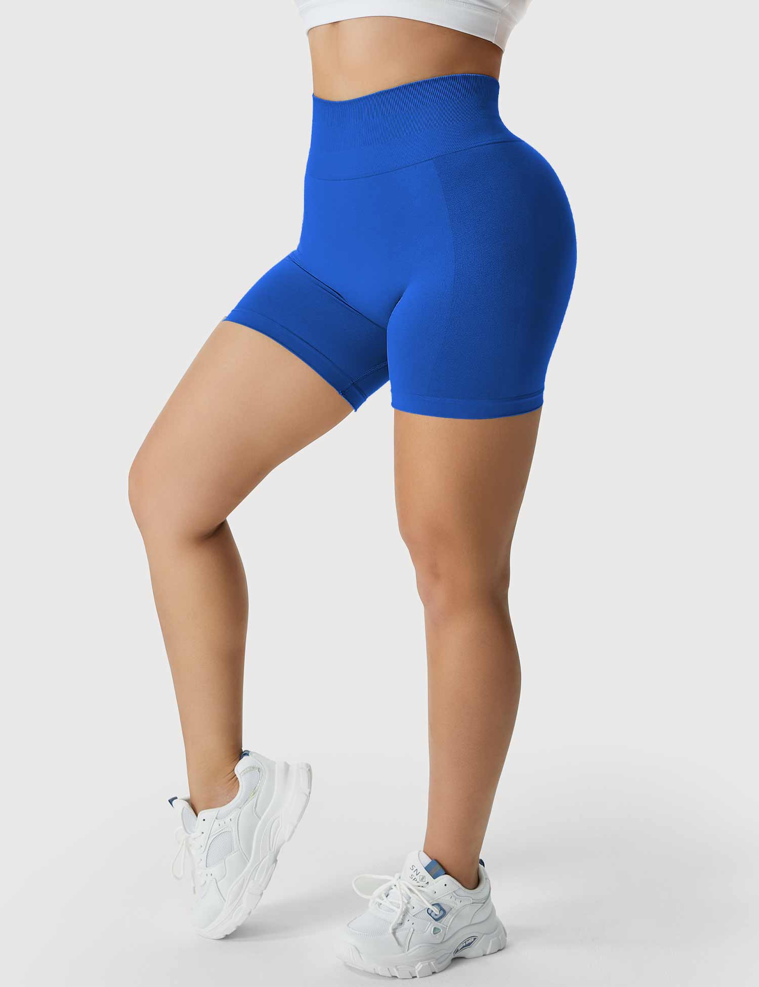 Yeoreo Amplify Nahtlose Shorts Blau