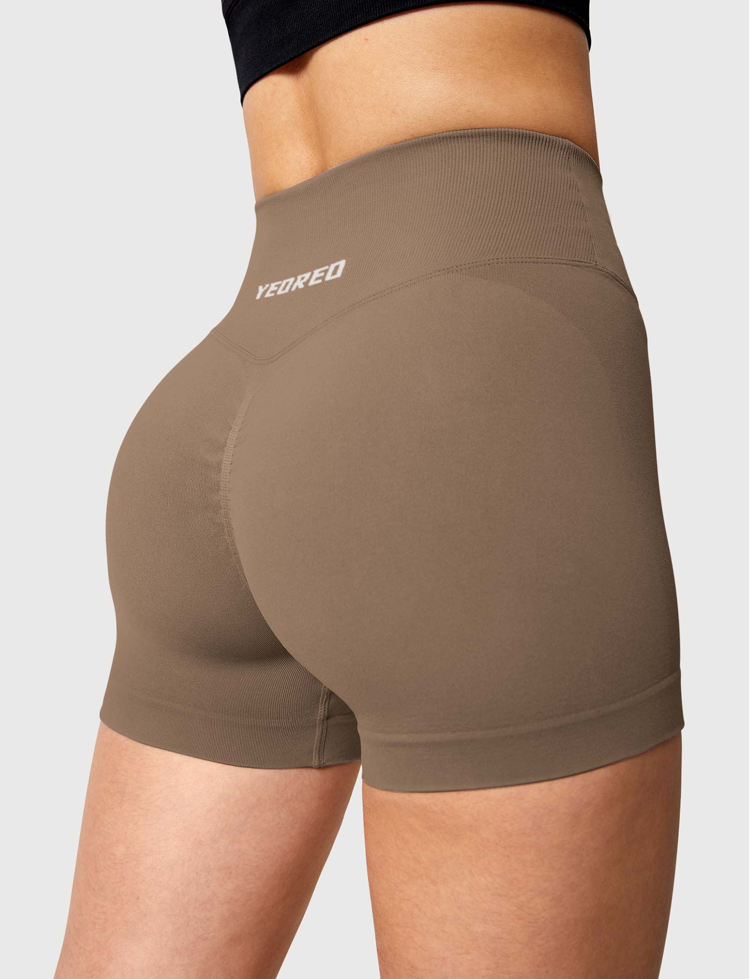 Yeoreo 3.6" Amplify V-Träger Shorts Braun