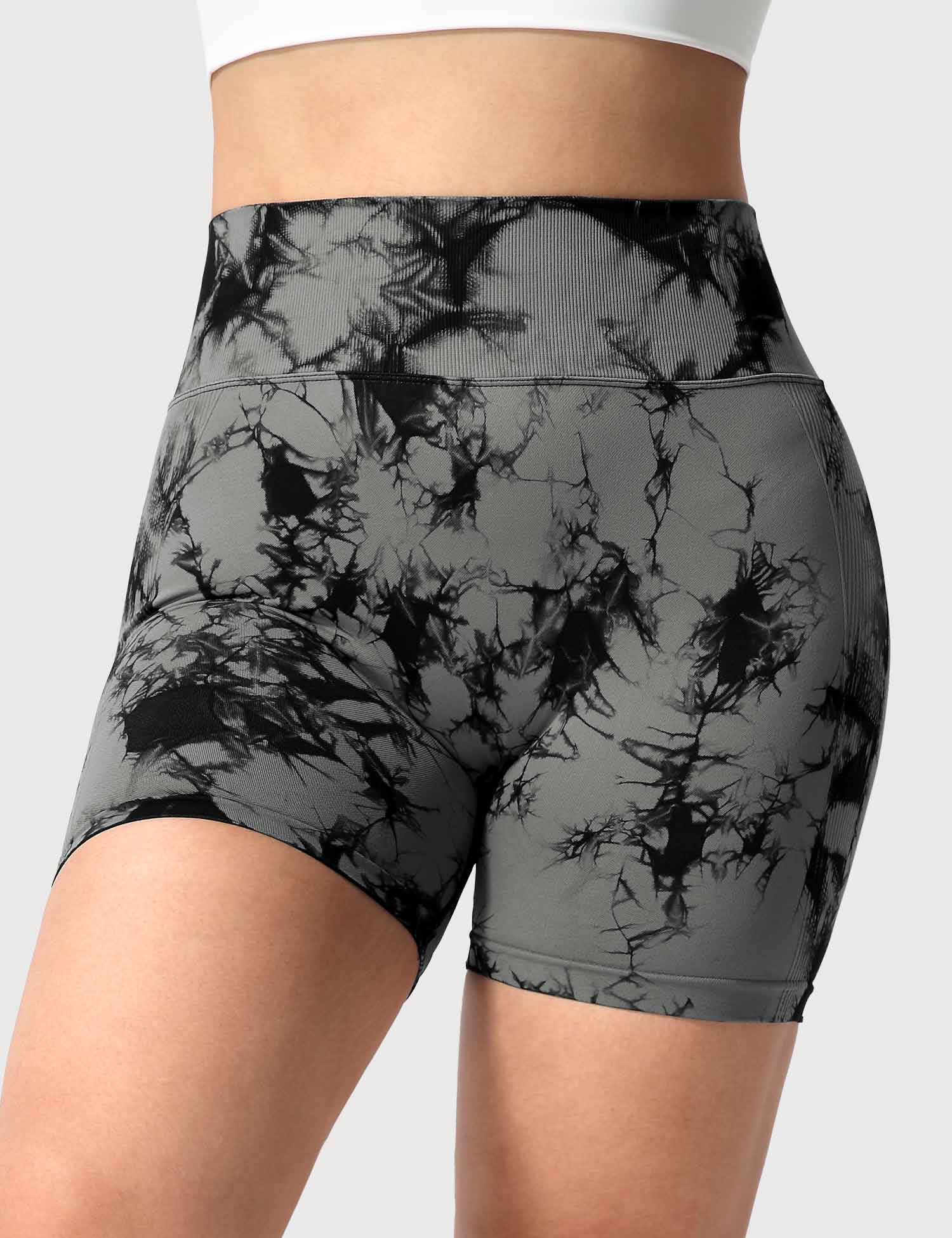 Yeoreo Professionelle Tie Dye Shorts Grau