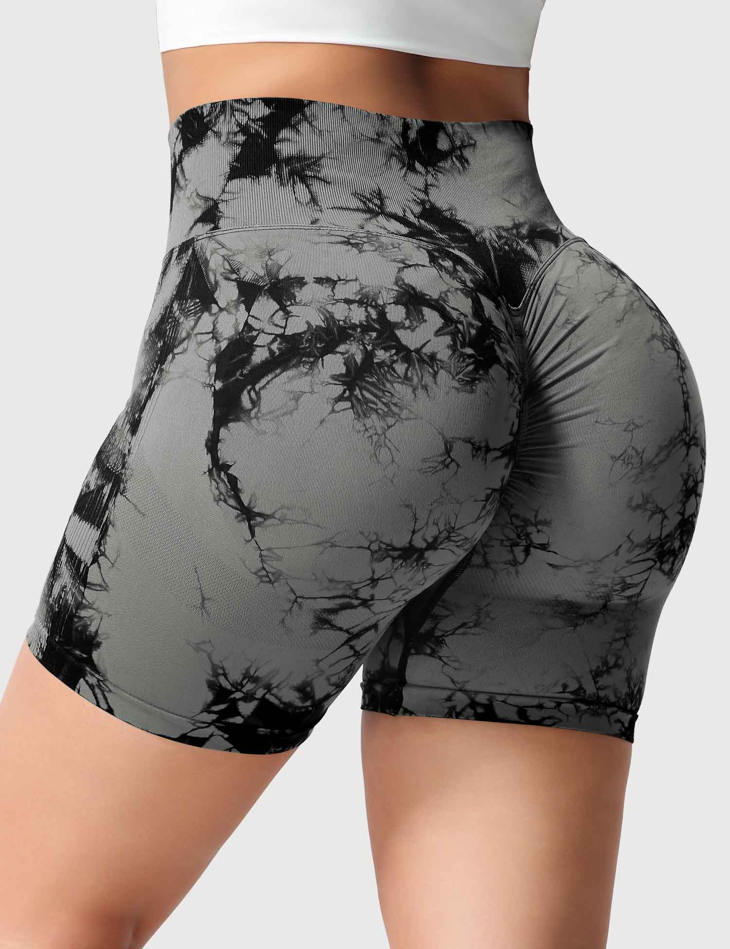 Yeoreo Professionelle Tie Dye Shorts Grau