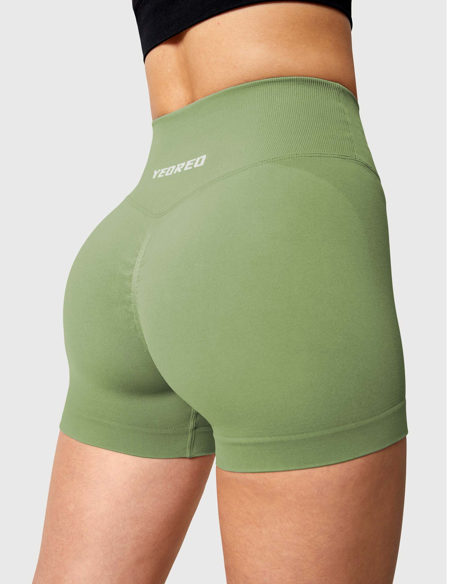 Yeoreo 3.6" Amplify V-Träger Shorts Grün