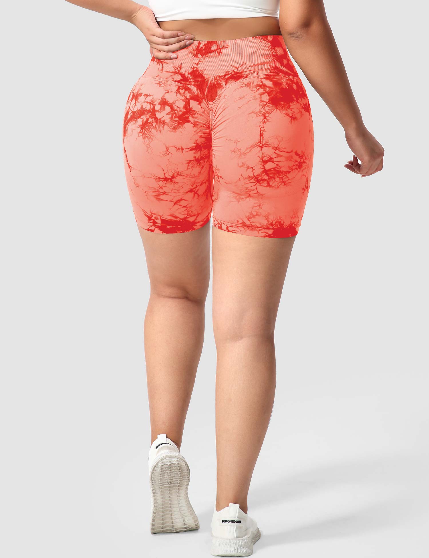 Yeoreo Professionelle Tie Dye Shorts Orange