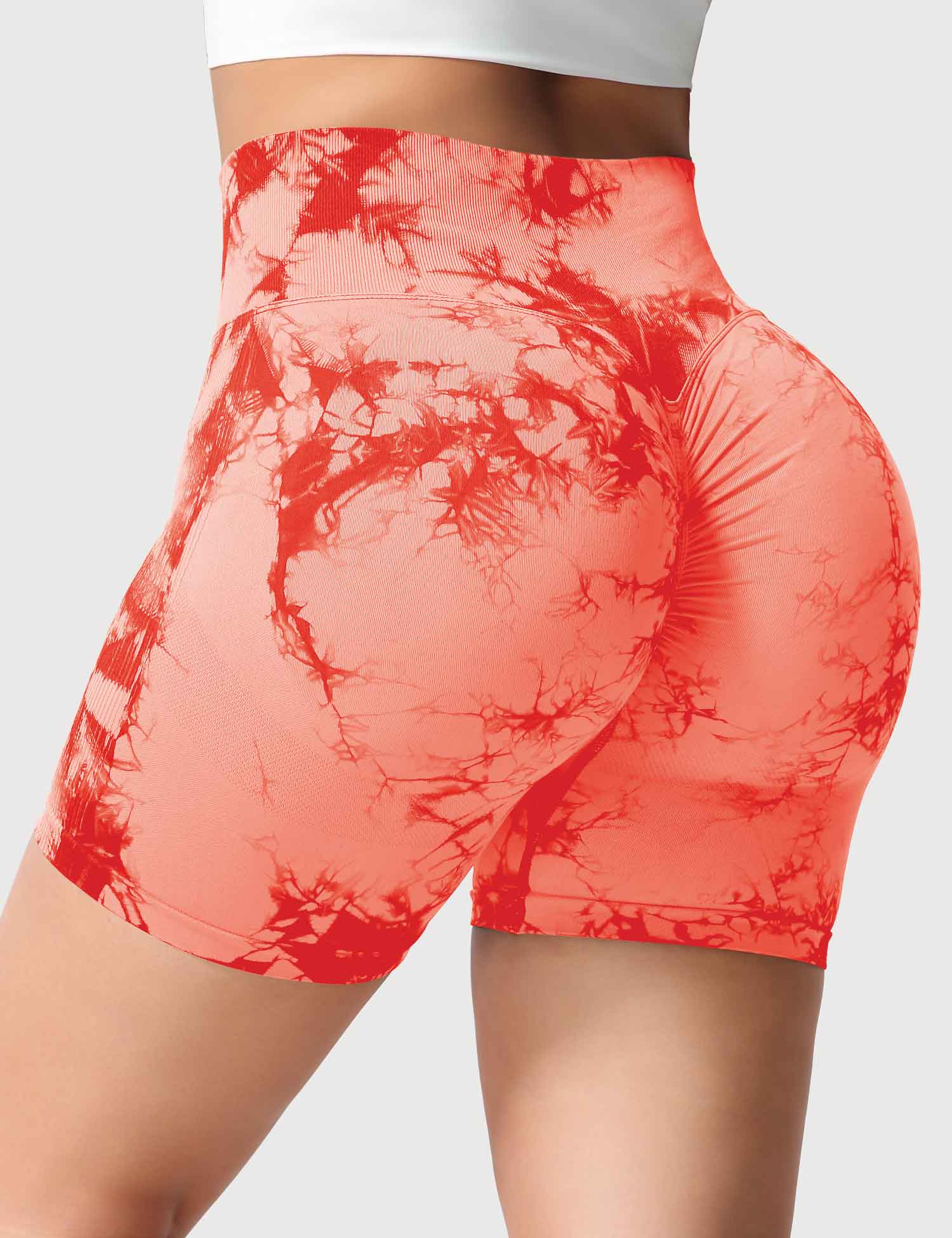 Yeoreo Professionelle Tie Dye Shorts Orange