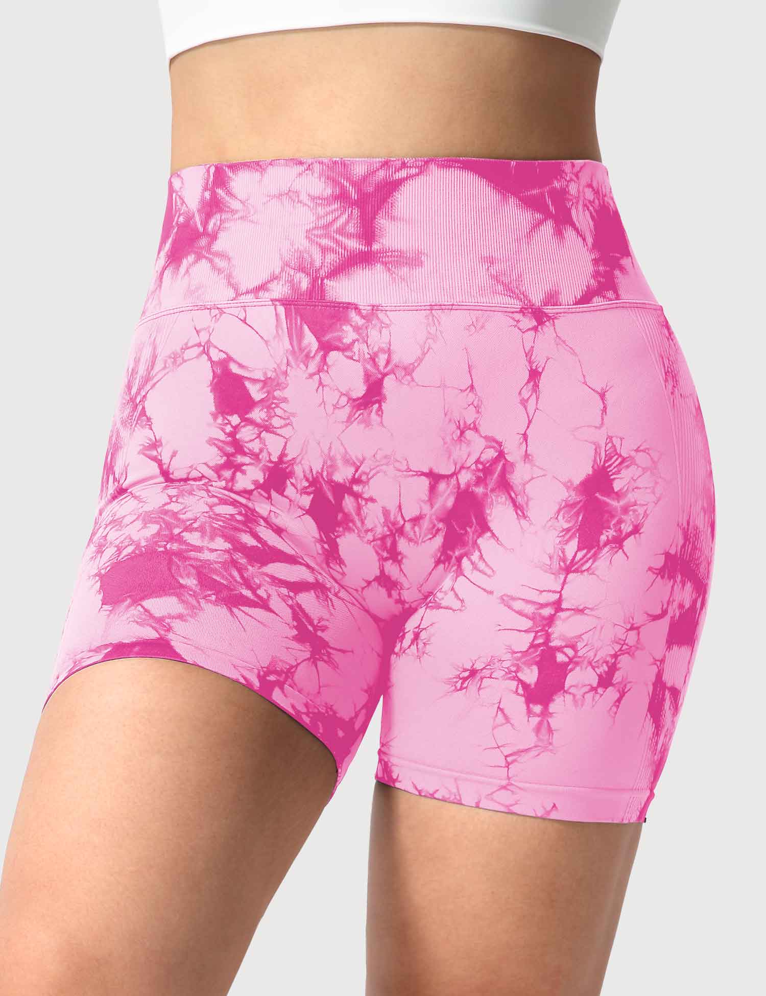 Yeoreo Professionelle Tie Dye Shorts Rosa