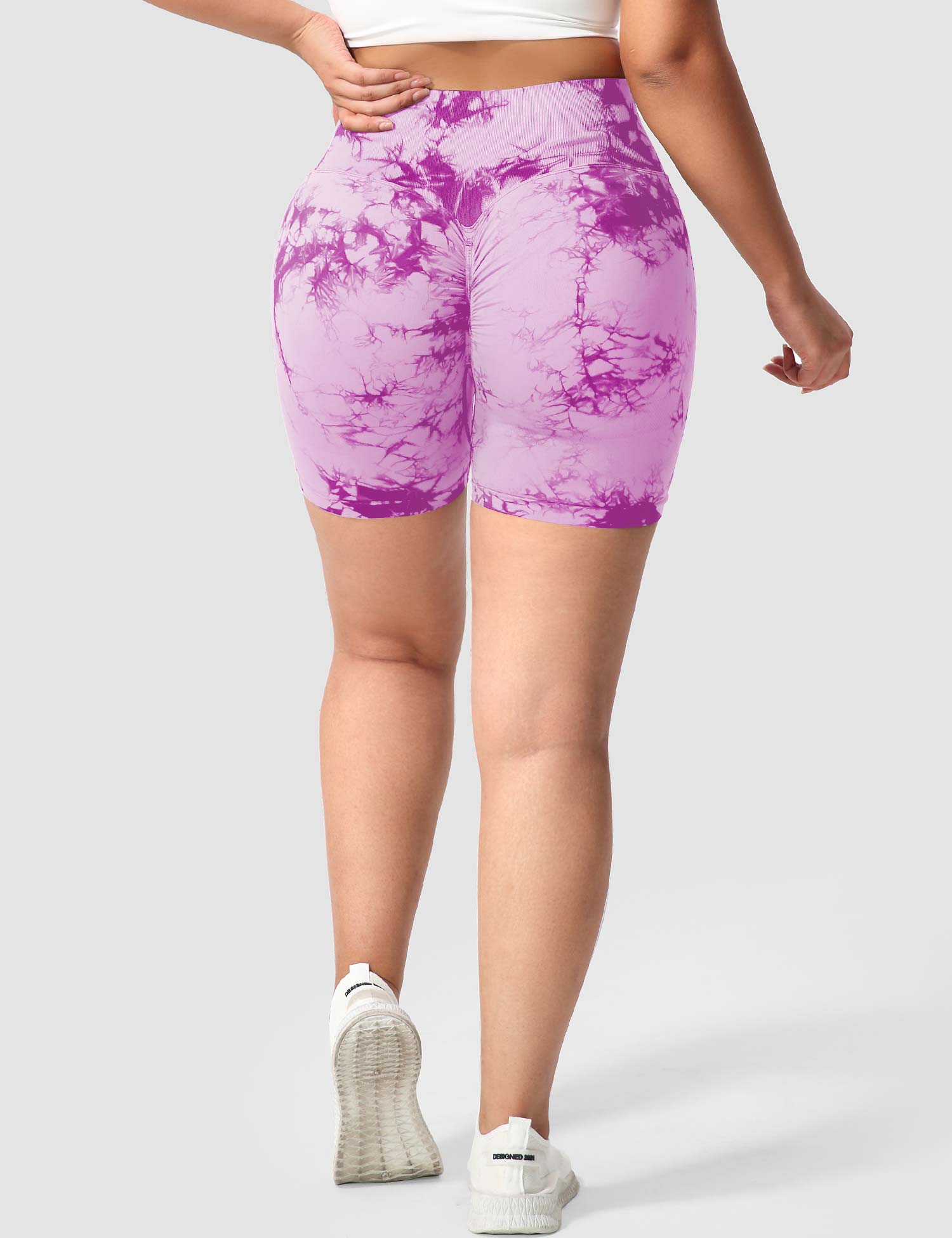 Yeoreo Professionelle Tie Dye Shorts Lila