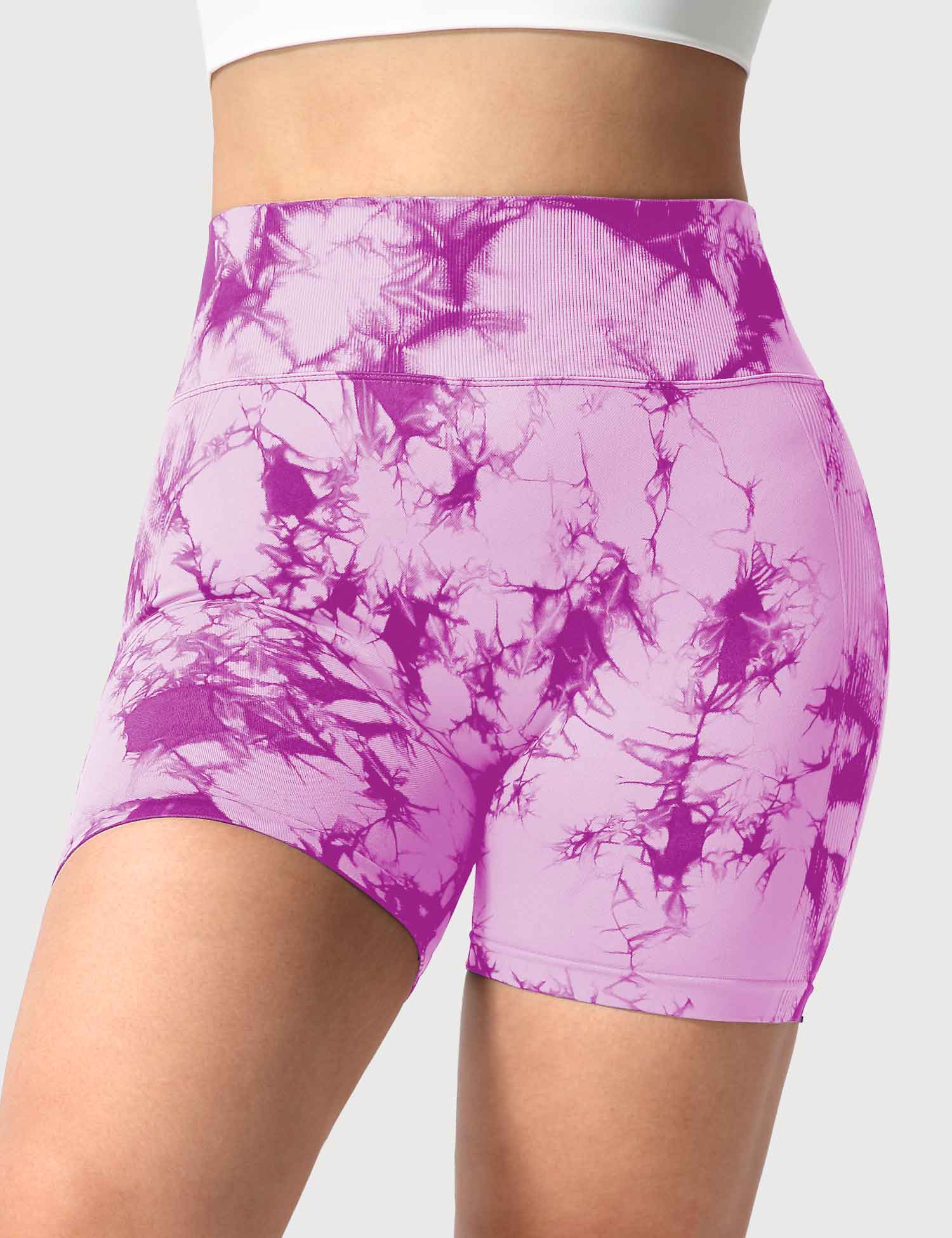 Yeoreo Professionelle Tie Dye Shorts Lila