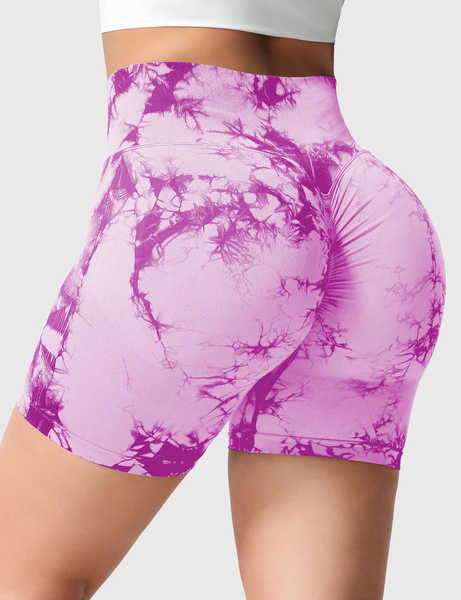 Yeoreo Professionelle Tie Dye Shorts Lila