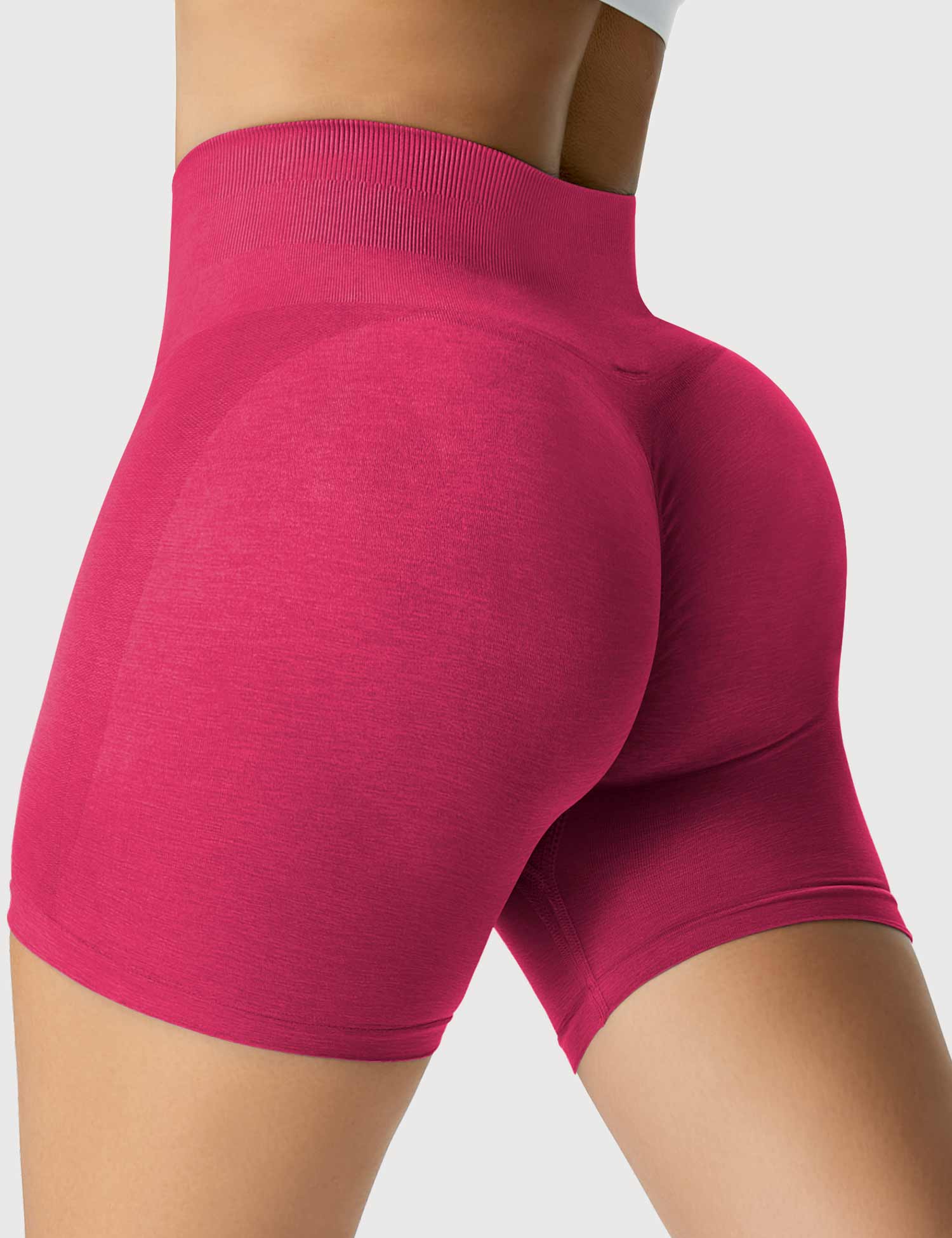 Yeoreo Light Color Elastische Nahtlose Shorts Rose