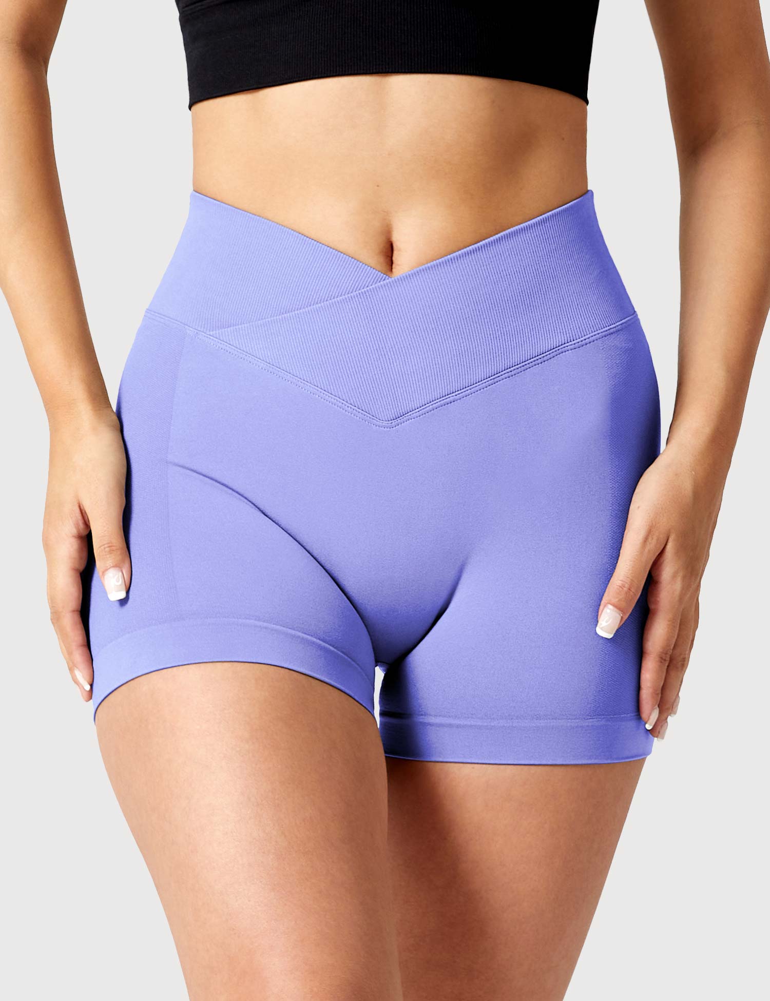 Yeoreo 3.6" Amplify V-Träger Shorts Violett