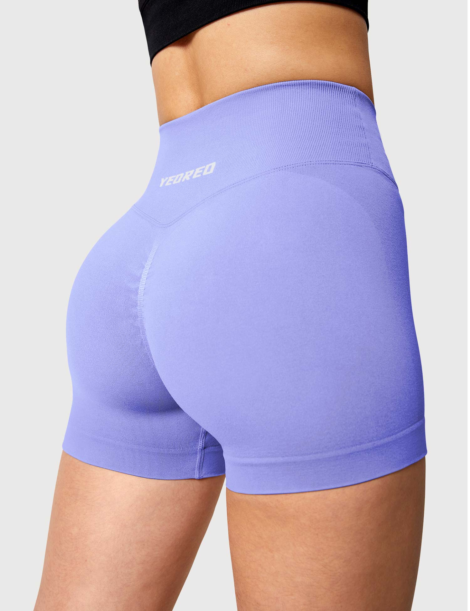 Yeoreo 3.6" Amplify V-Träger Shorts Violett