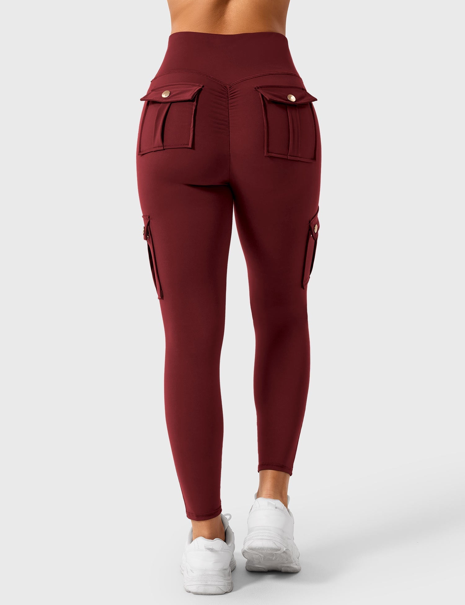 Yeoreo Cargo Scrunch Leggings avec Poches