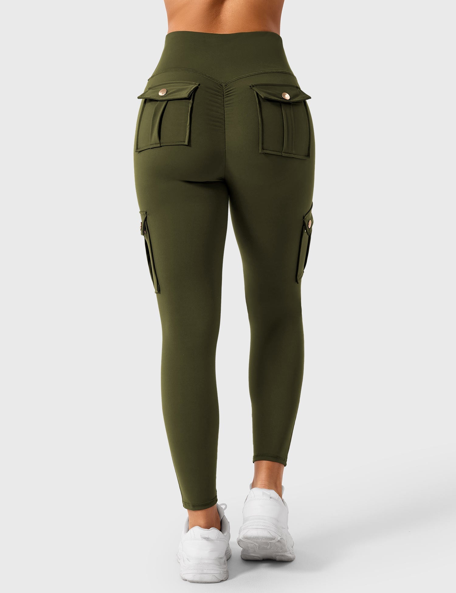 Yeoreo Cargo Scrunch Leggings avec Poches