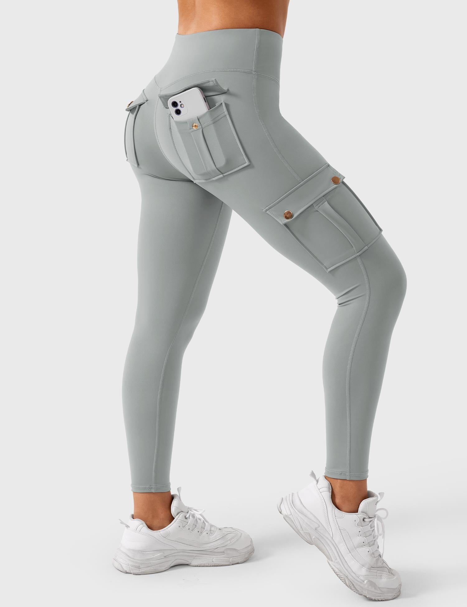 Yeoreo Legging Cargo de Sport avec Poches