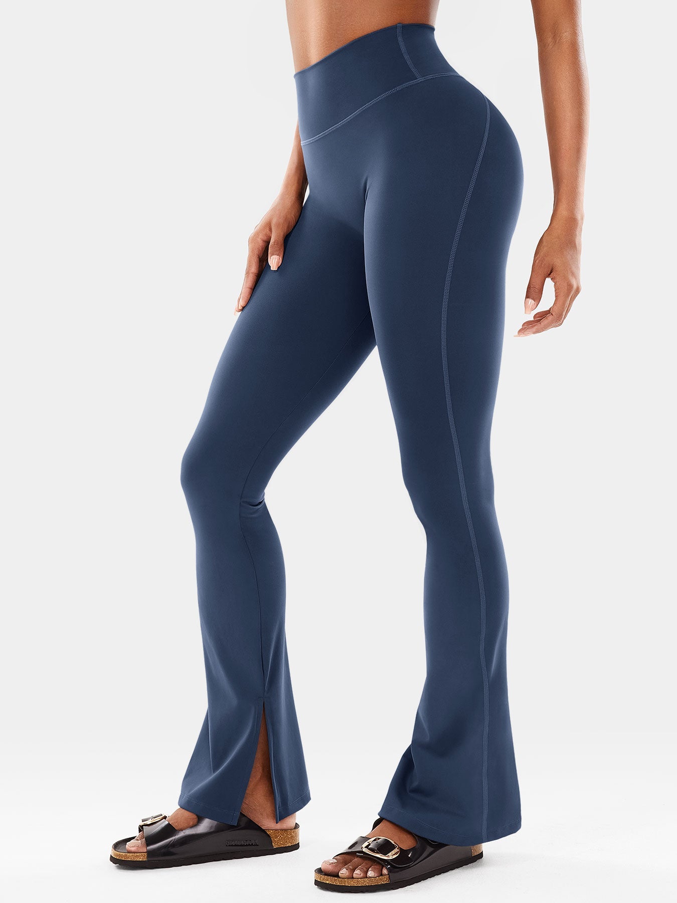 Yeoreo Nasreen Leggings flared Split Hem