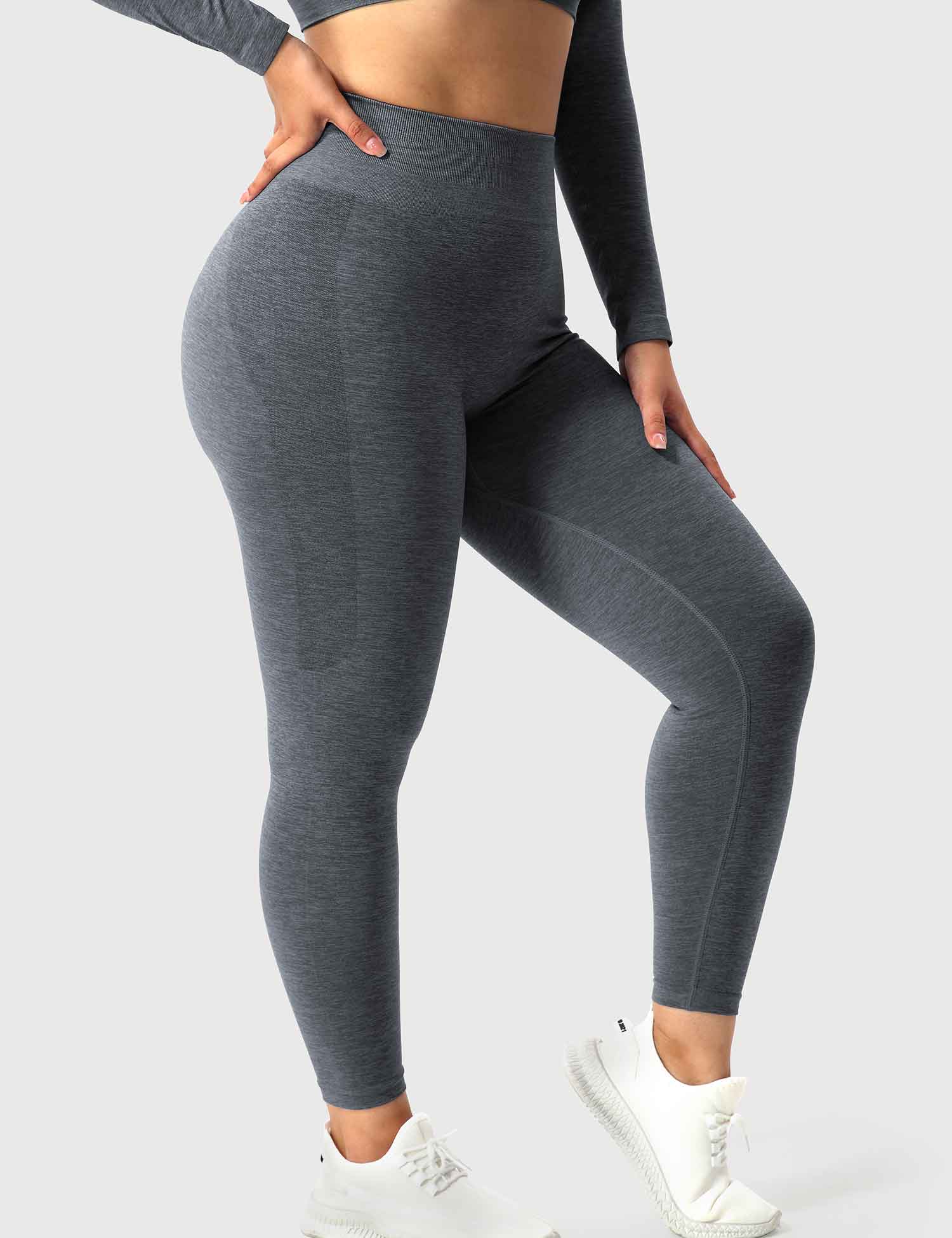 Yeoreo Amplify Nahtlose Leggings Holzkohlengrau