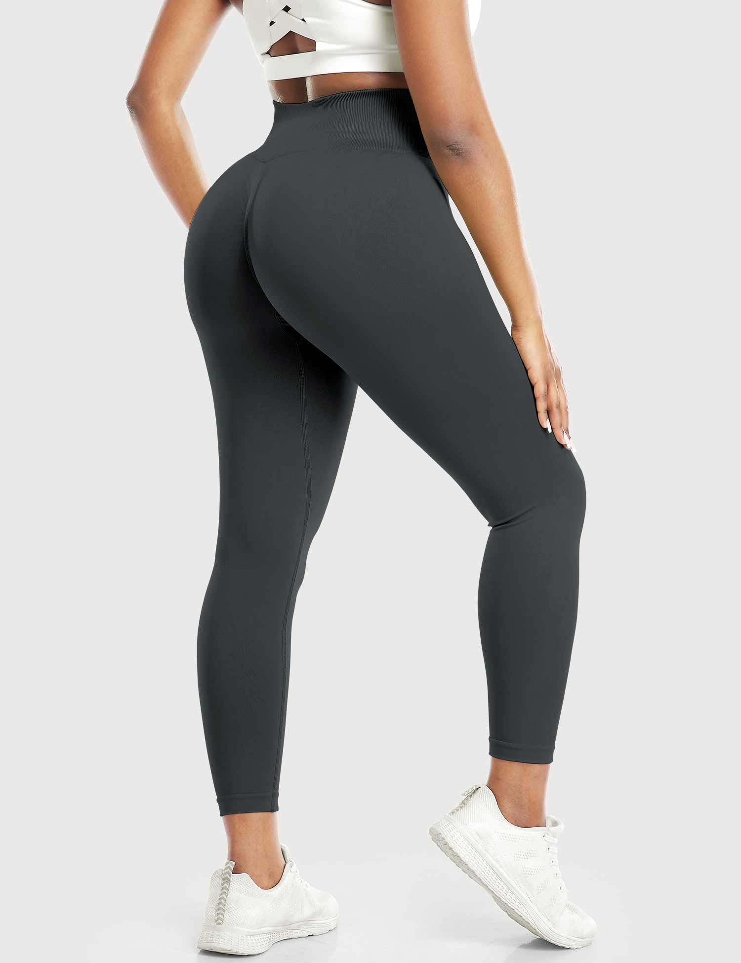 Yeoreo Mandy Seamless Leggings Dark Grey