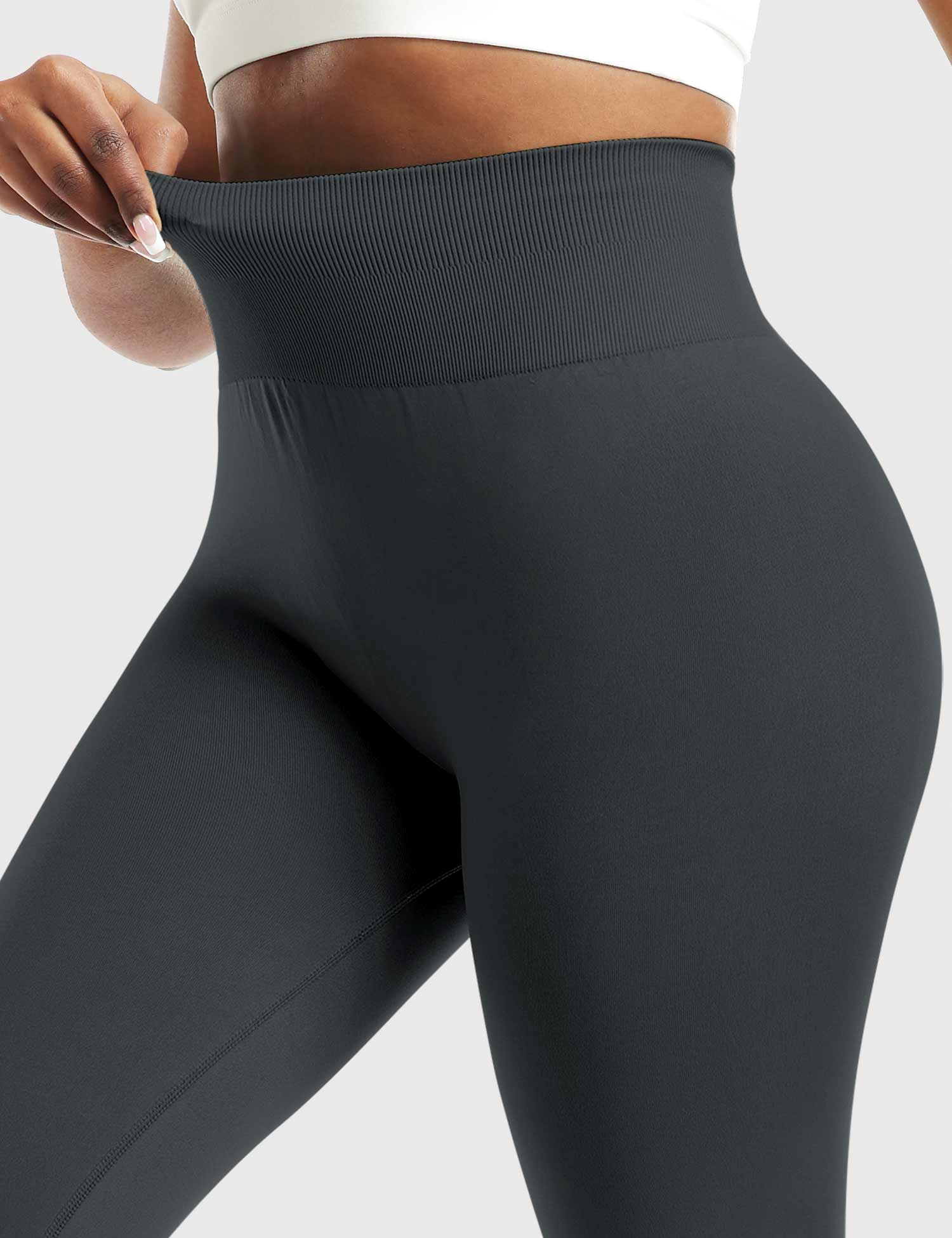 Yeoreo Mandy Seamless Leggings Dark Grey