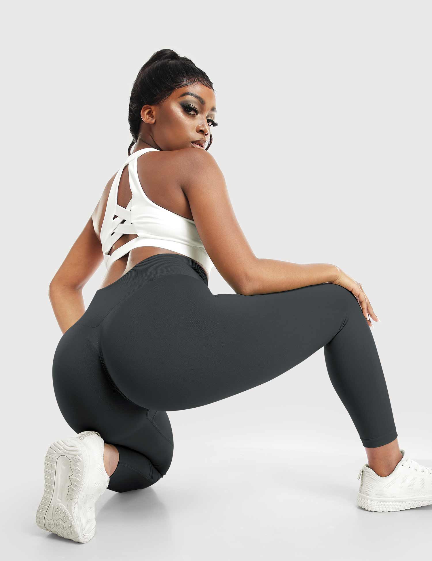 Yeoreo Mandy Seamless Leggings Dark Grey