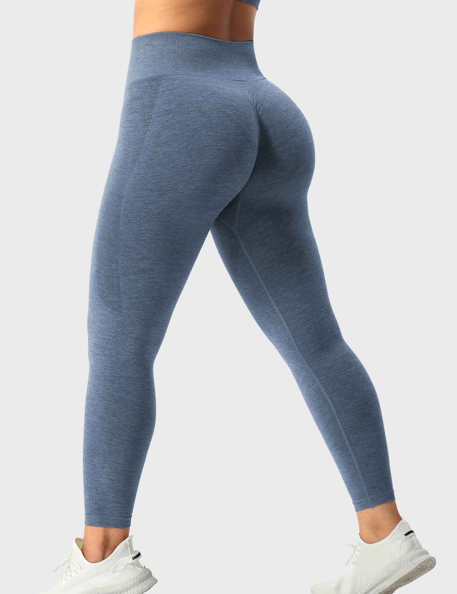 Yeoreo Amplify Nahtlose Leggings Grau-Blau