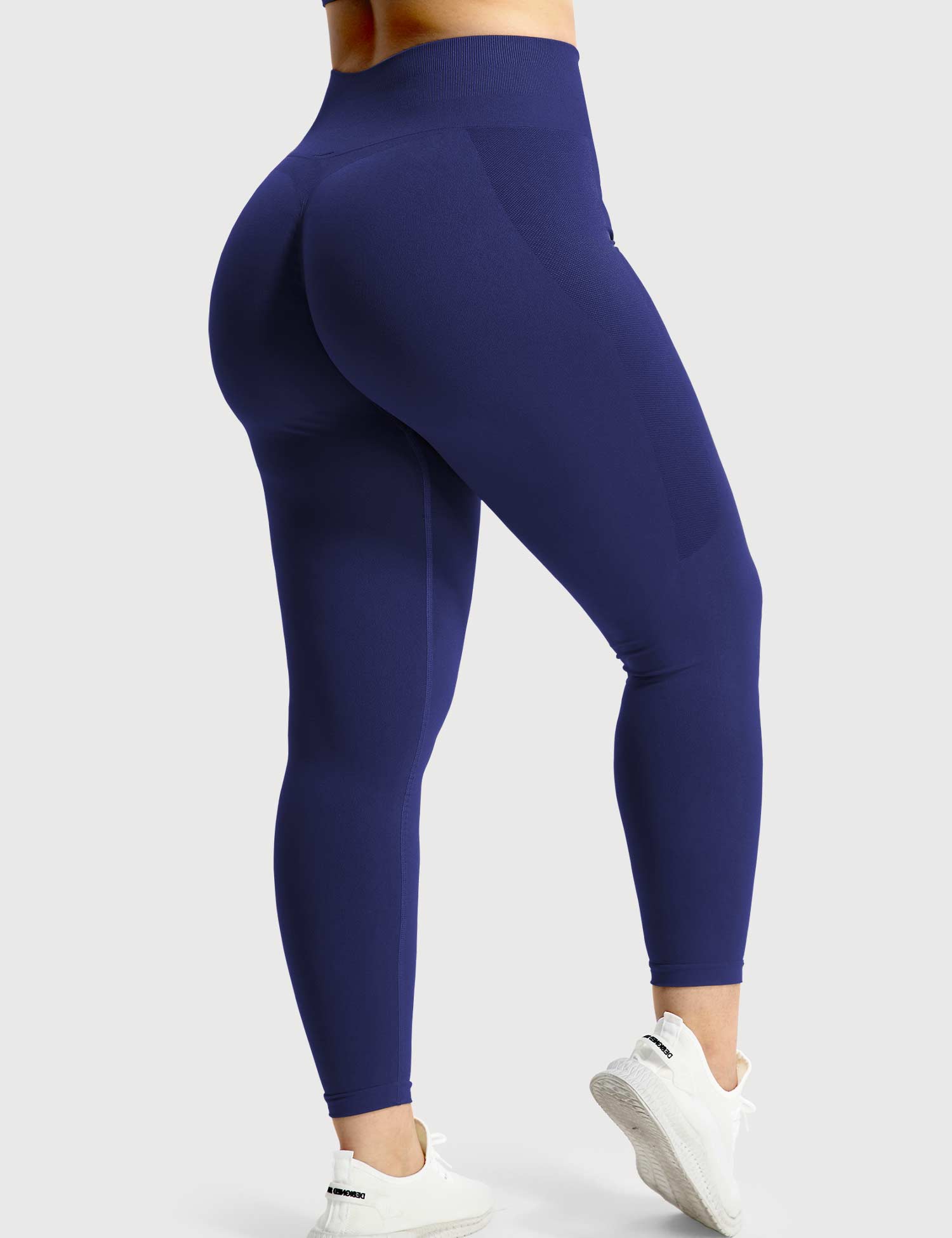 Yeoreo Klassische Nahtlose Leggings Indigoblau