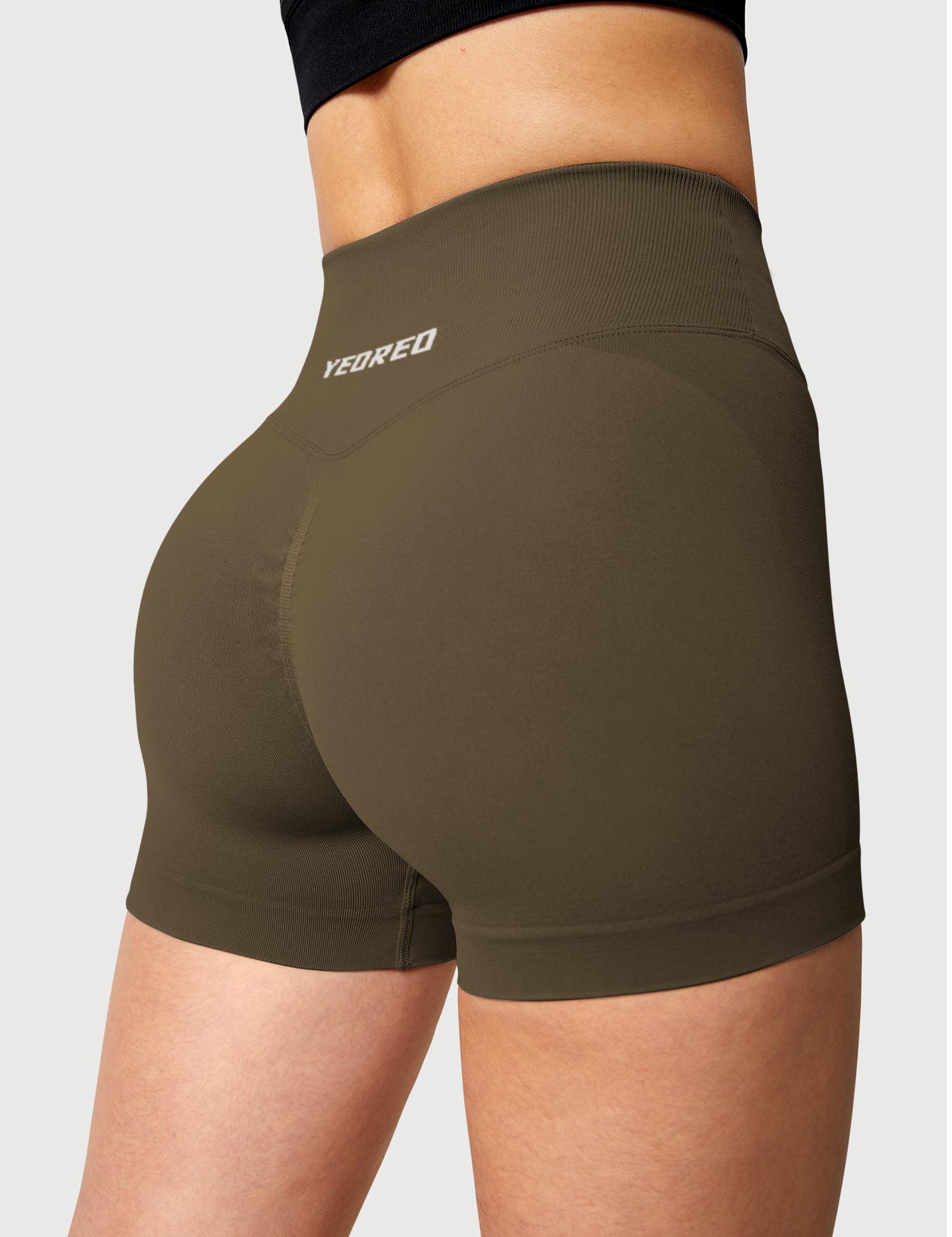 Yeoreo 3.6" Amplify V-Träger Shorts Kaffee